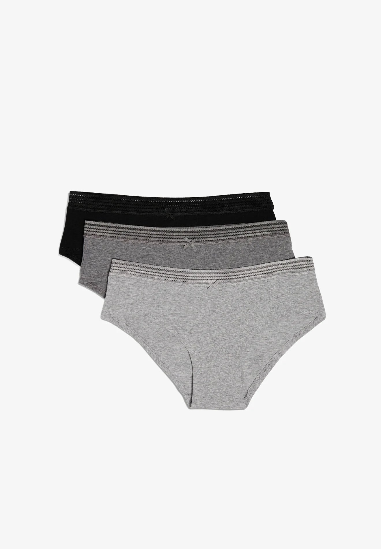 Etam Jack Spitzen-Slips – 3er-Pack, mehrfarbig