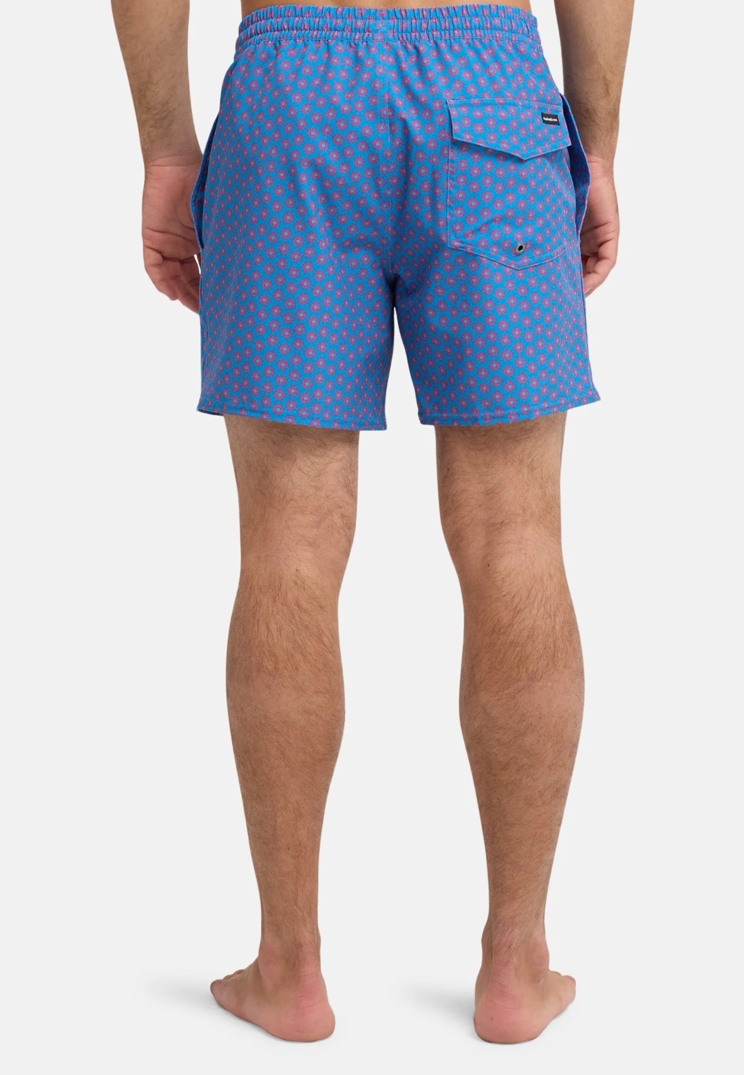Quiksilver Printed Volley 16 Swim Shorts – White Print