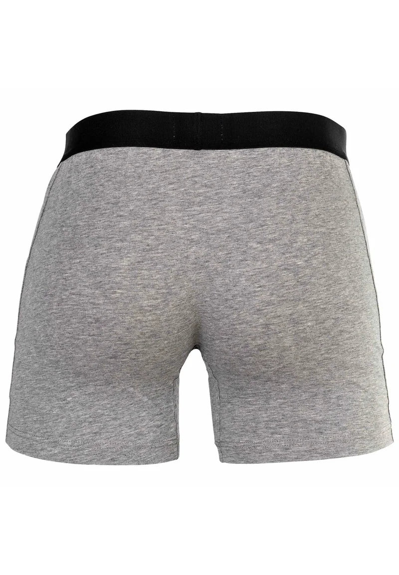 BOSS 6 Pack One Stretch Logo Trunks – černá, šedá, bílá