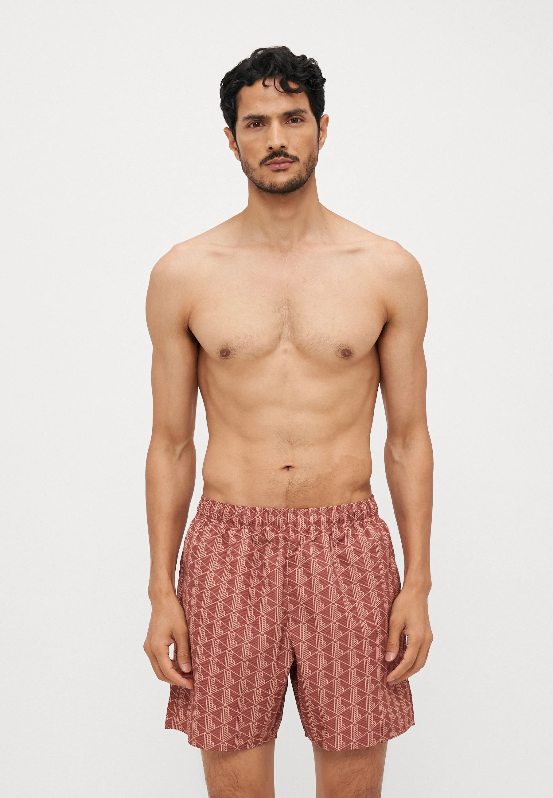 Lacoste Maillot De Bain Short De Bain – Rouge Clair
