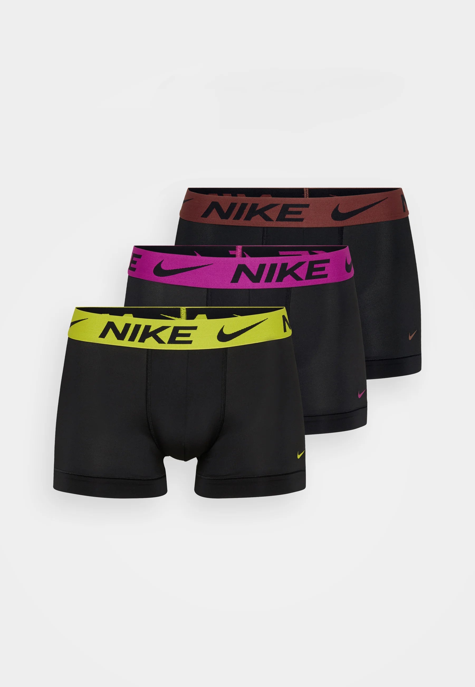 Spodní prádlo Nike Trunk 3 Pack – černá, Volt, Game Royal, Burgundsko