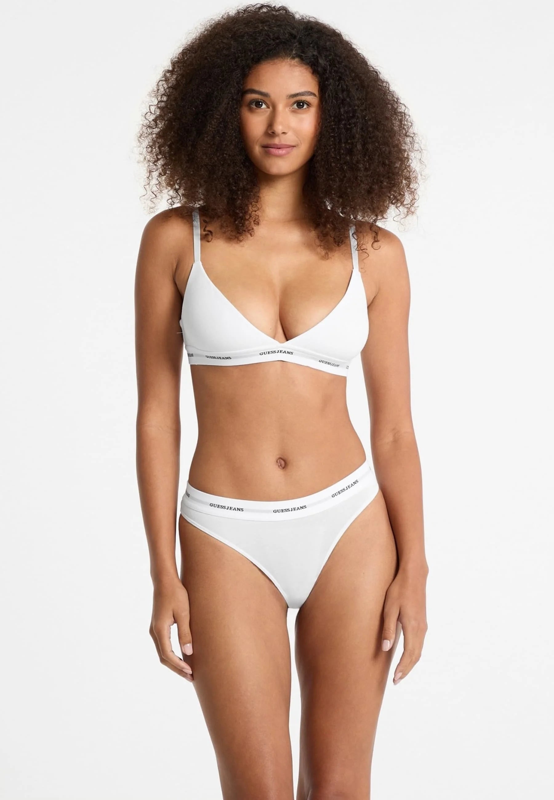 String Guess en modal et coton – Blanc