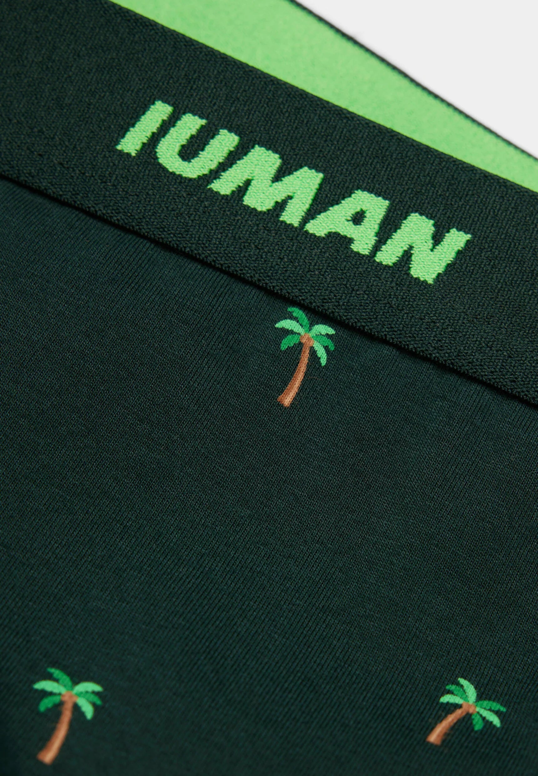 IUMAN Intimissimi Uomo Stretch Cotton Trunks – Zelené