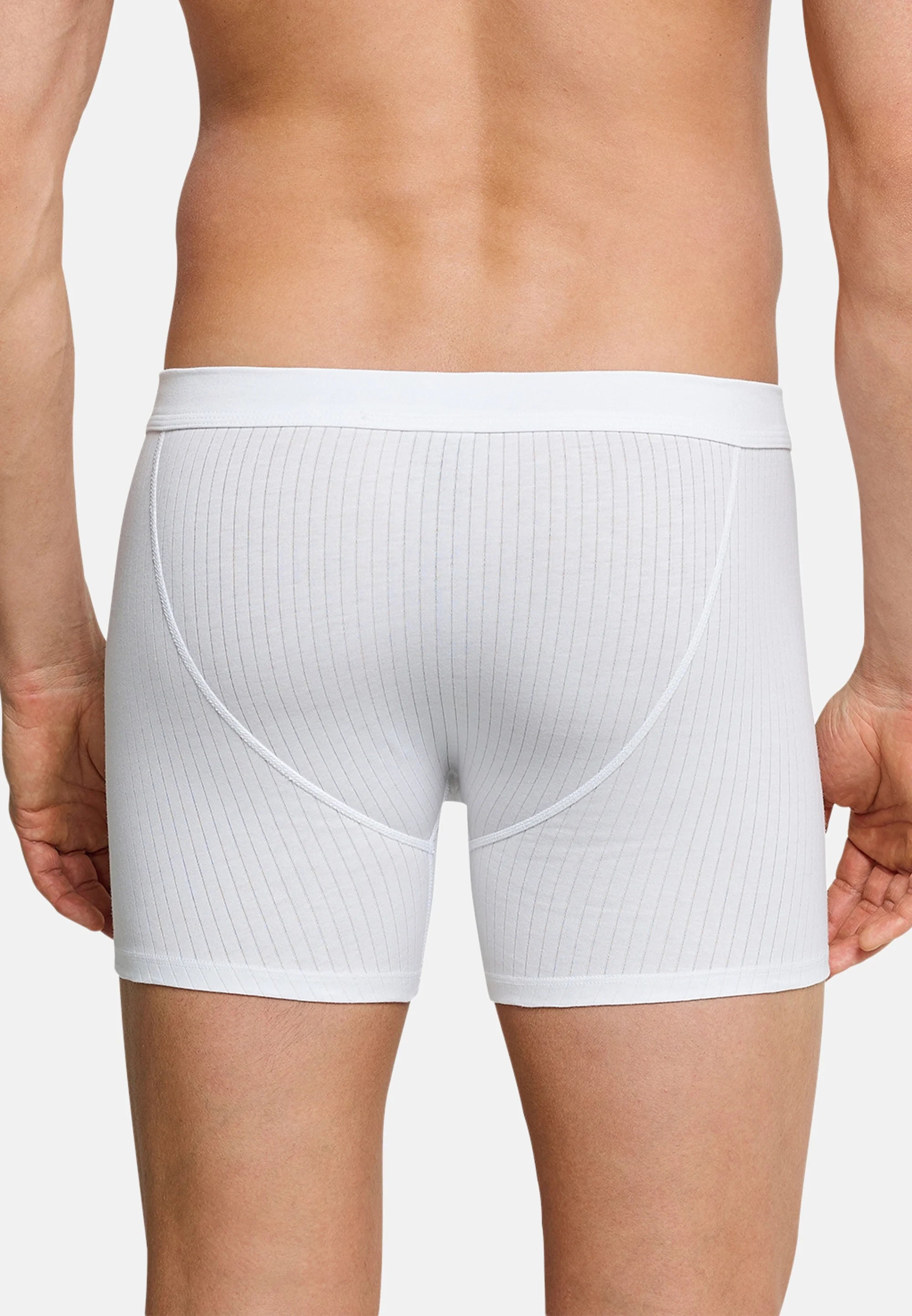 Schiesser Essentials Authentic 6 Pack boxerky – bílé, černé