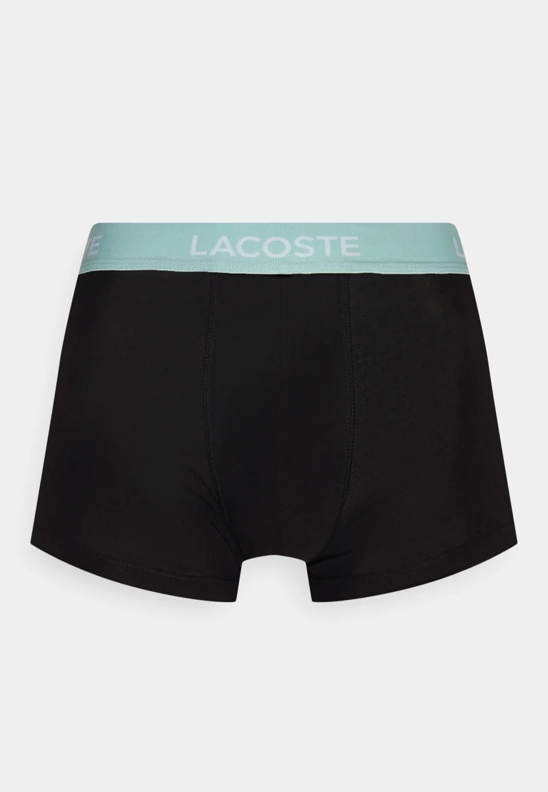 Lacoste Lot de 5 boxers stretch – Noir, Ledge, Reseda, Pastil