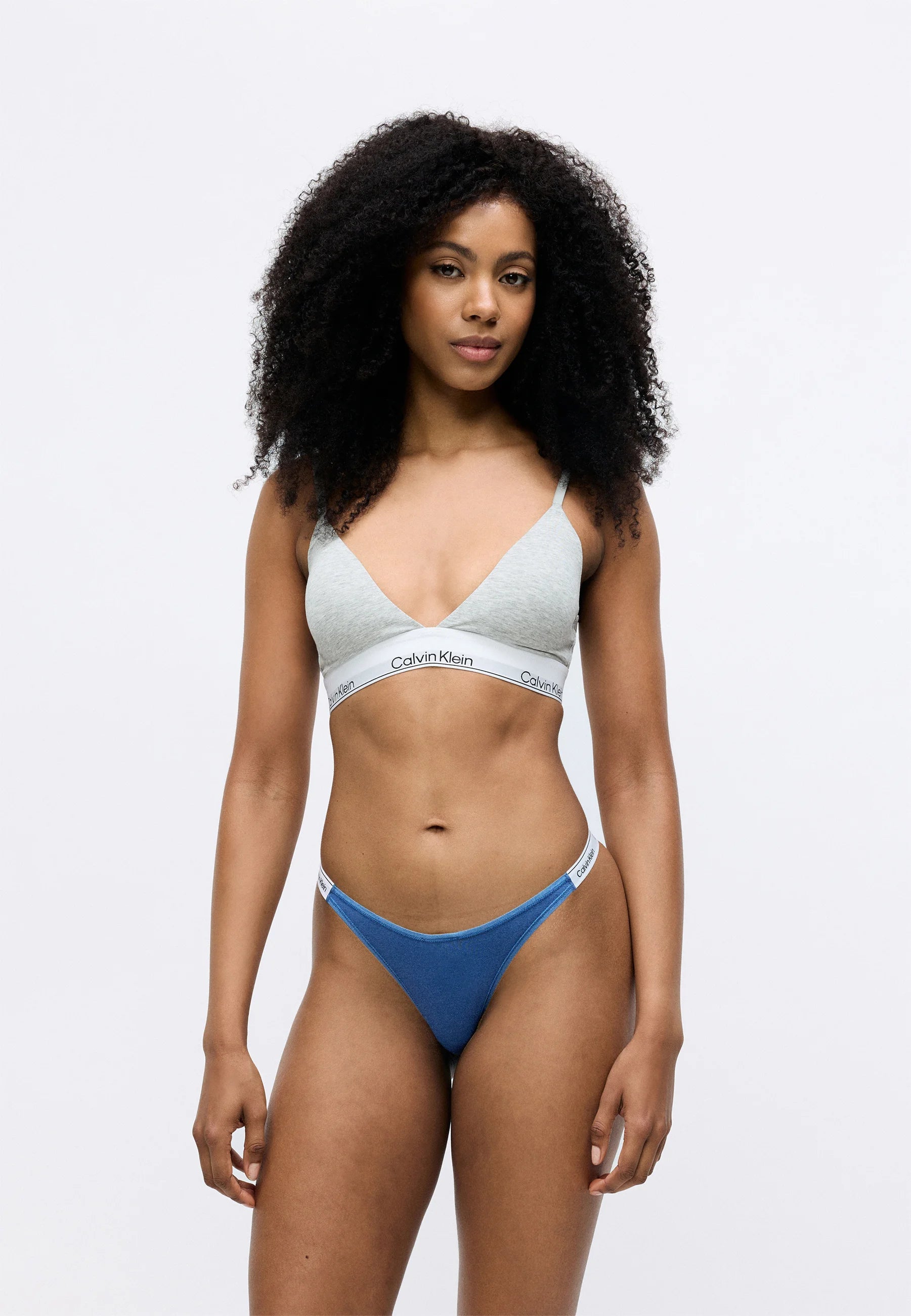 String Calvin Klein Dipped String Icon Logo - Denim foncé