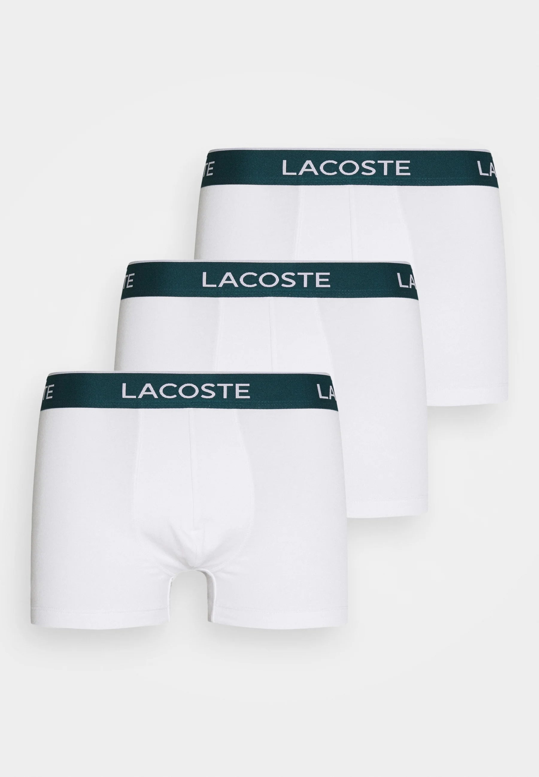 Lot de 3 boxers Lacoste Classic Stretch – Blanc