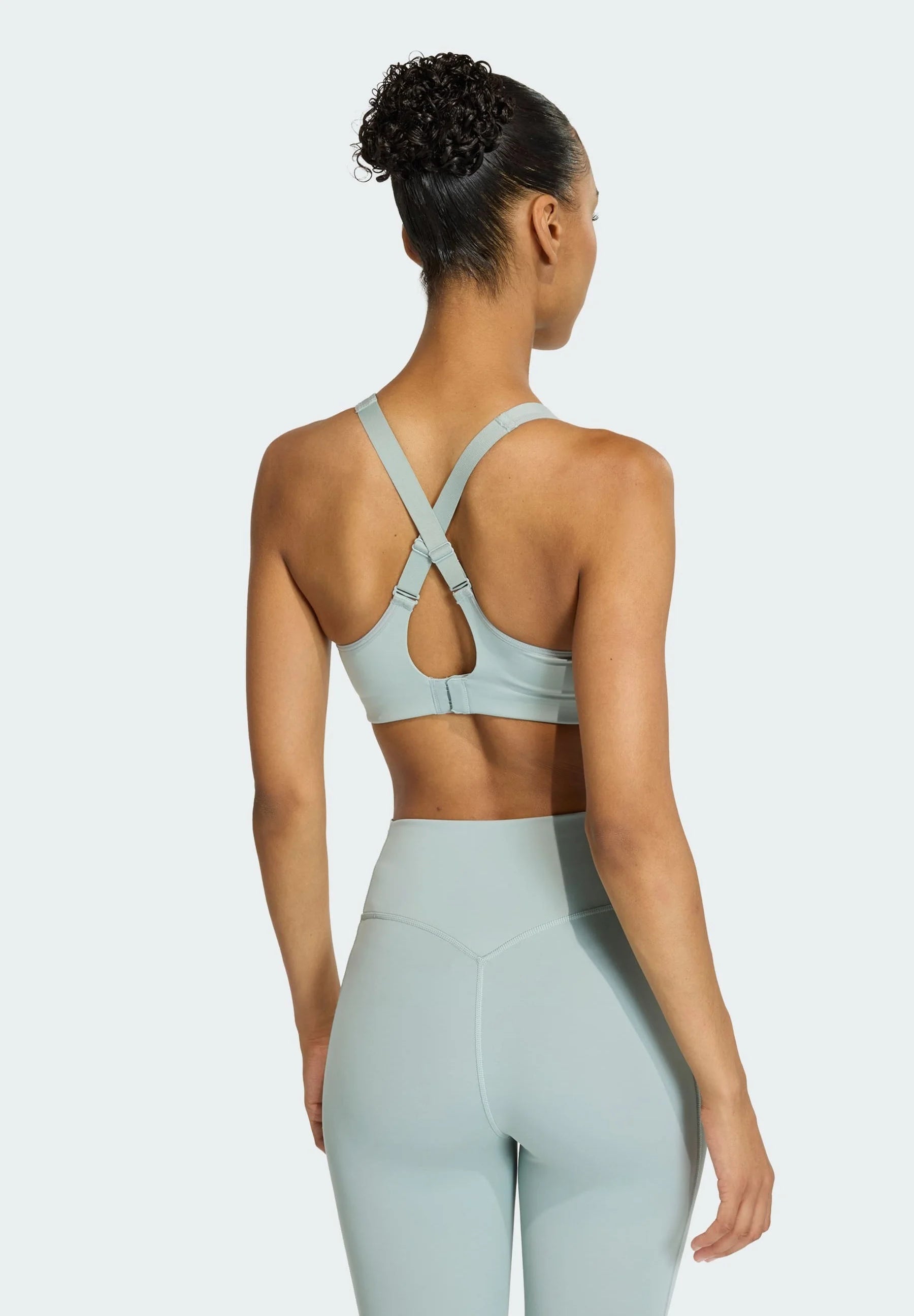 Adidas Performance Optime High Support Bra – Salbei