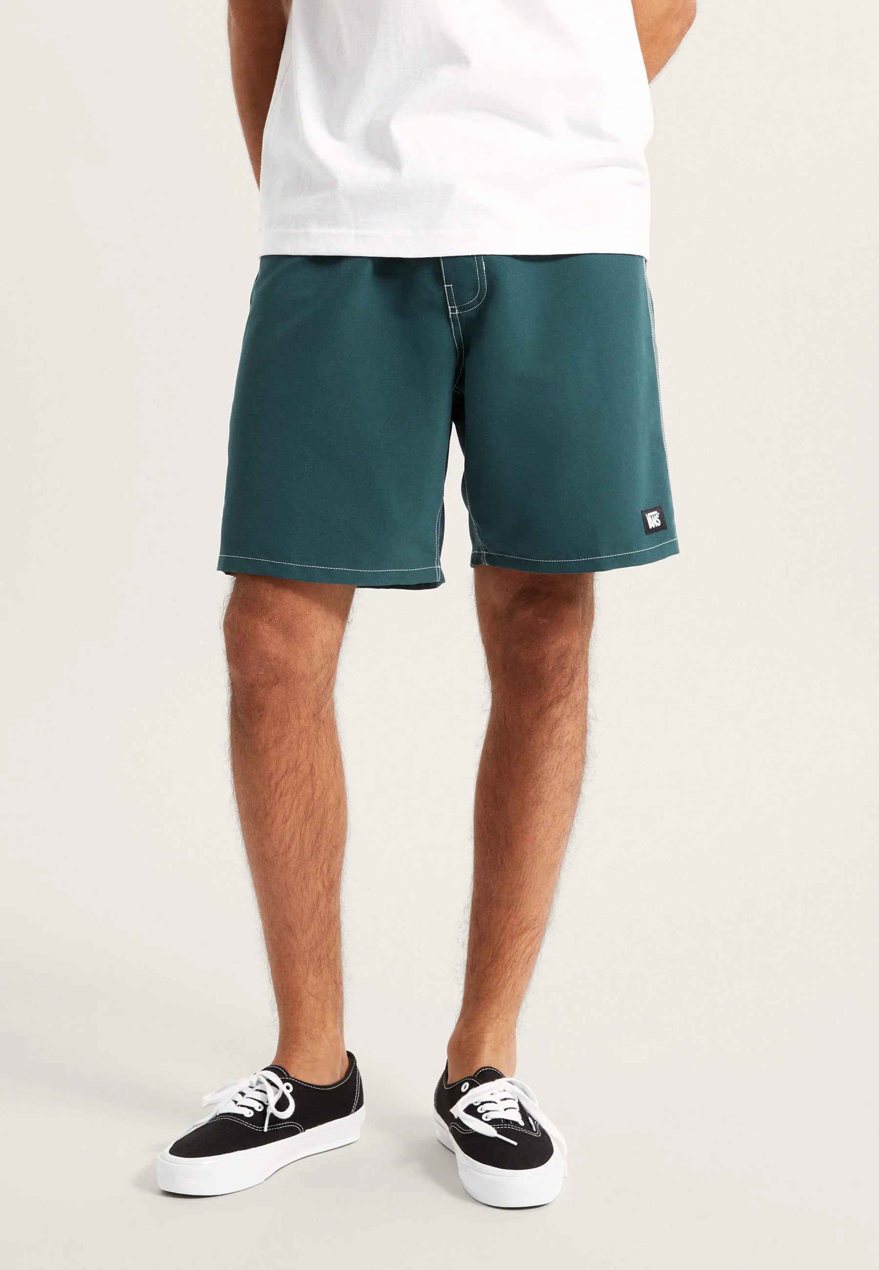 Plavky šortky Vans – středně zelené