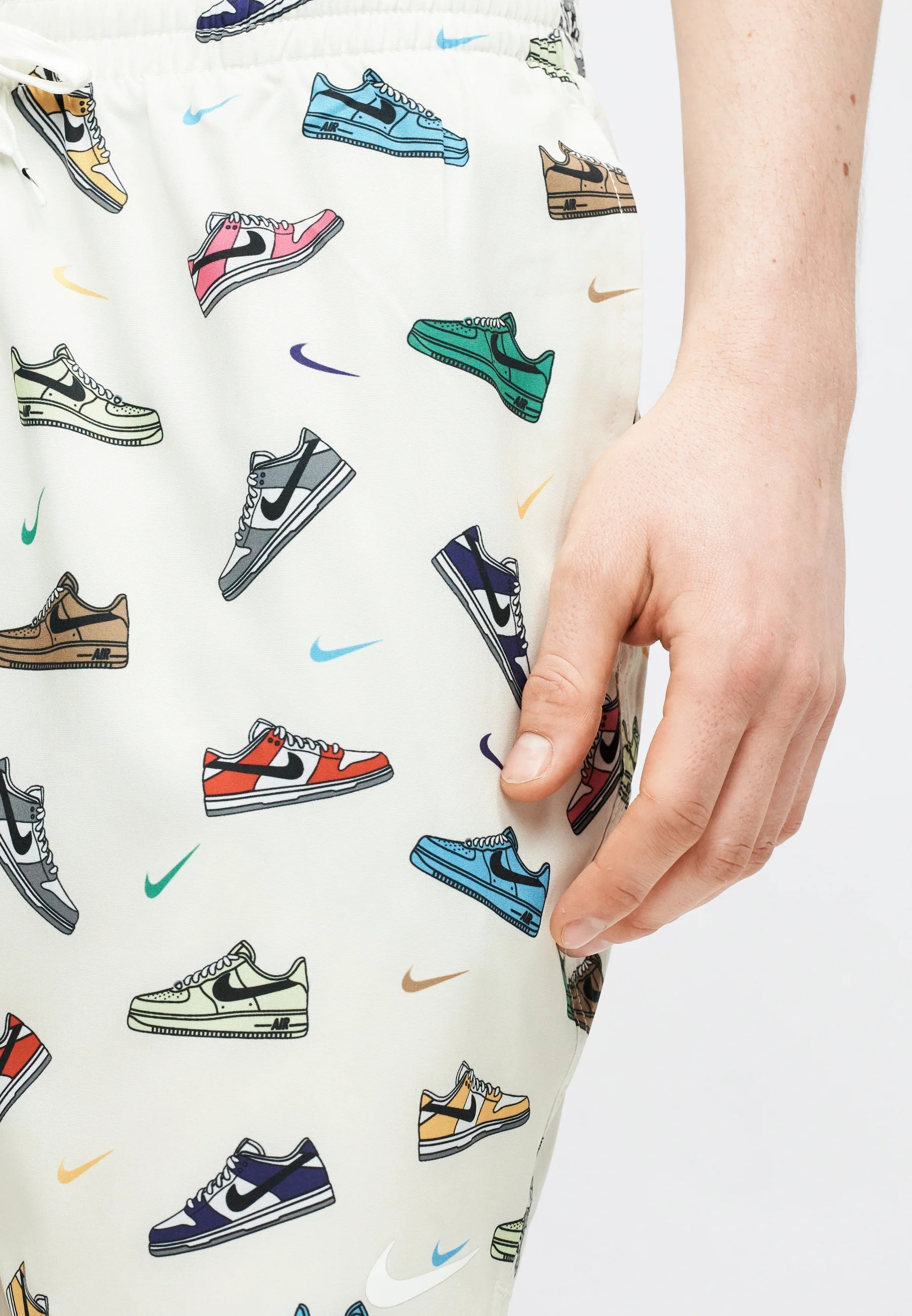 Plavecké šortky Nike Swim Breaker Print Volley – Sail