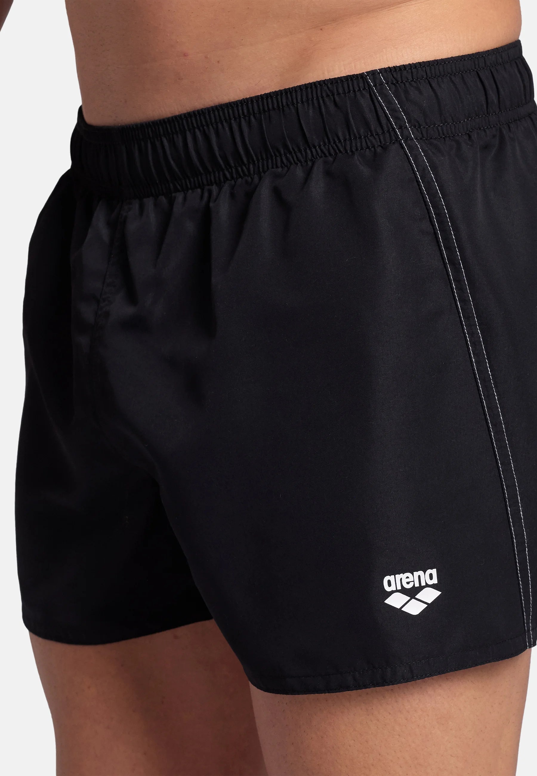 Arena Fundamentals Beach Shorts – Black, White