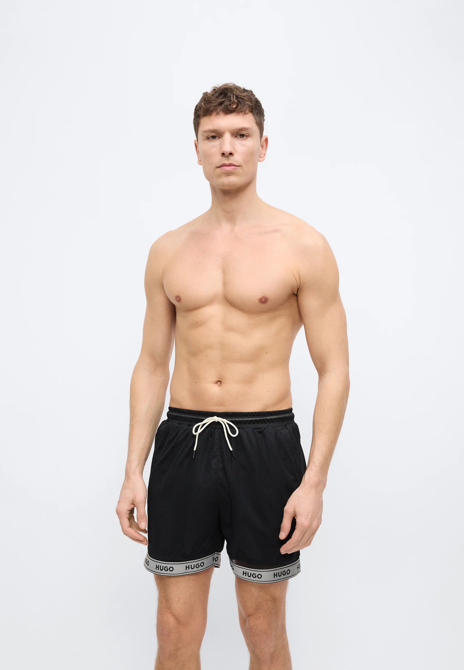 Short de bain HUGO Lite Swim – Noir
