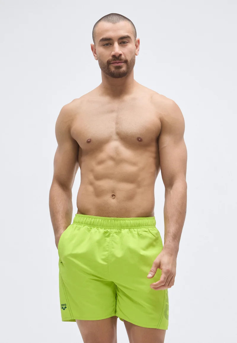 Arena Fundamentals Logo Boxer R – Artic Lime, Mangrove