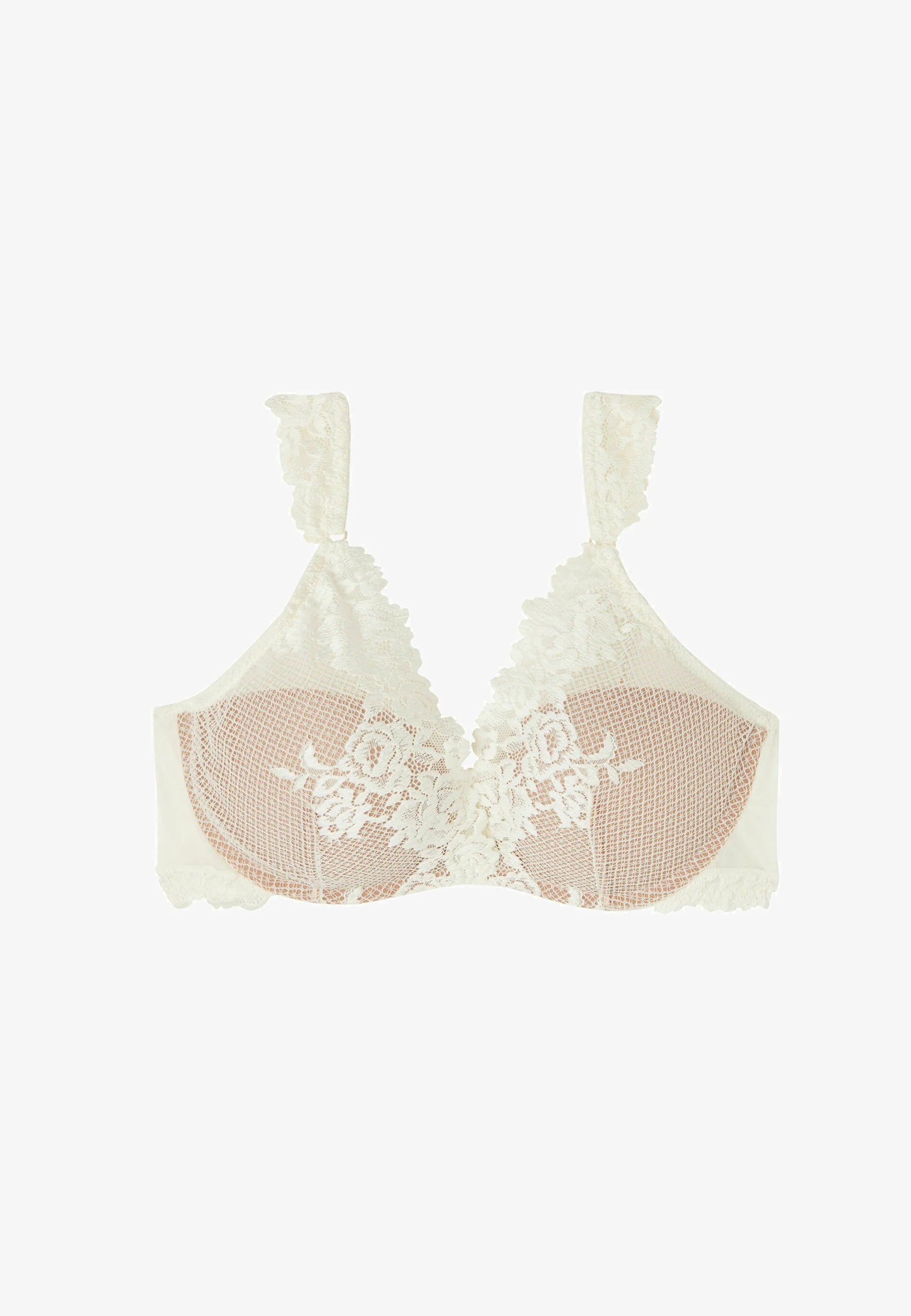 Intimissimi Giorgia Pretty Flowers Triangle Bra – Ivory Powder White