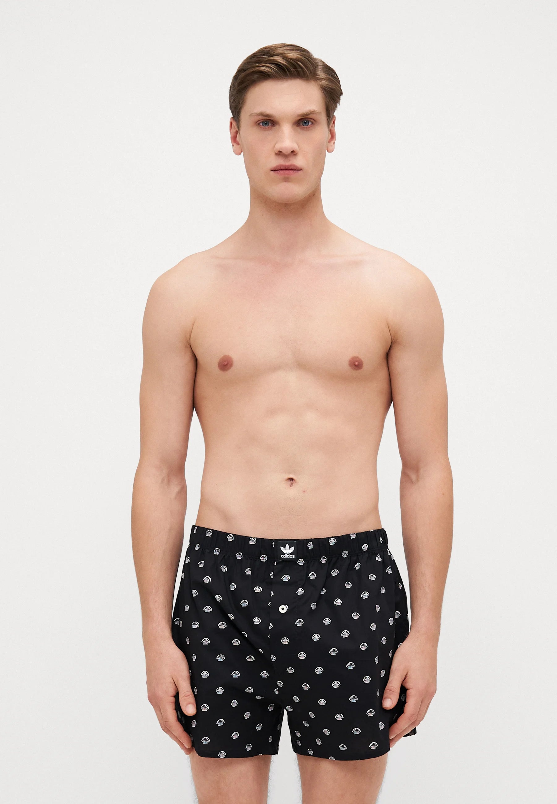 Adidas Originals 2 Pack Boxer Shorts – Black, White