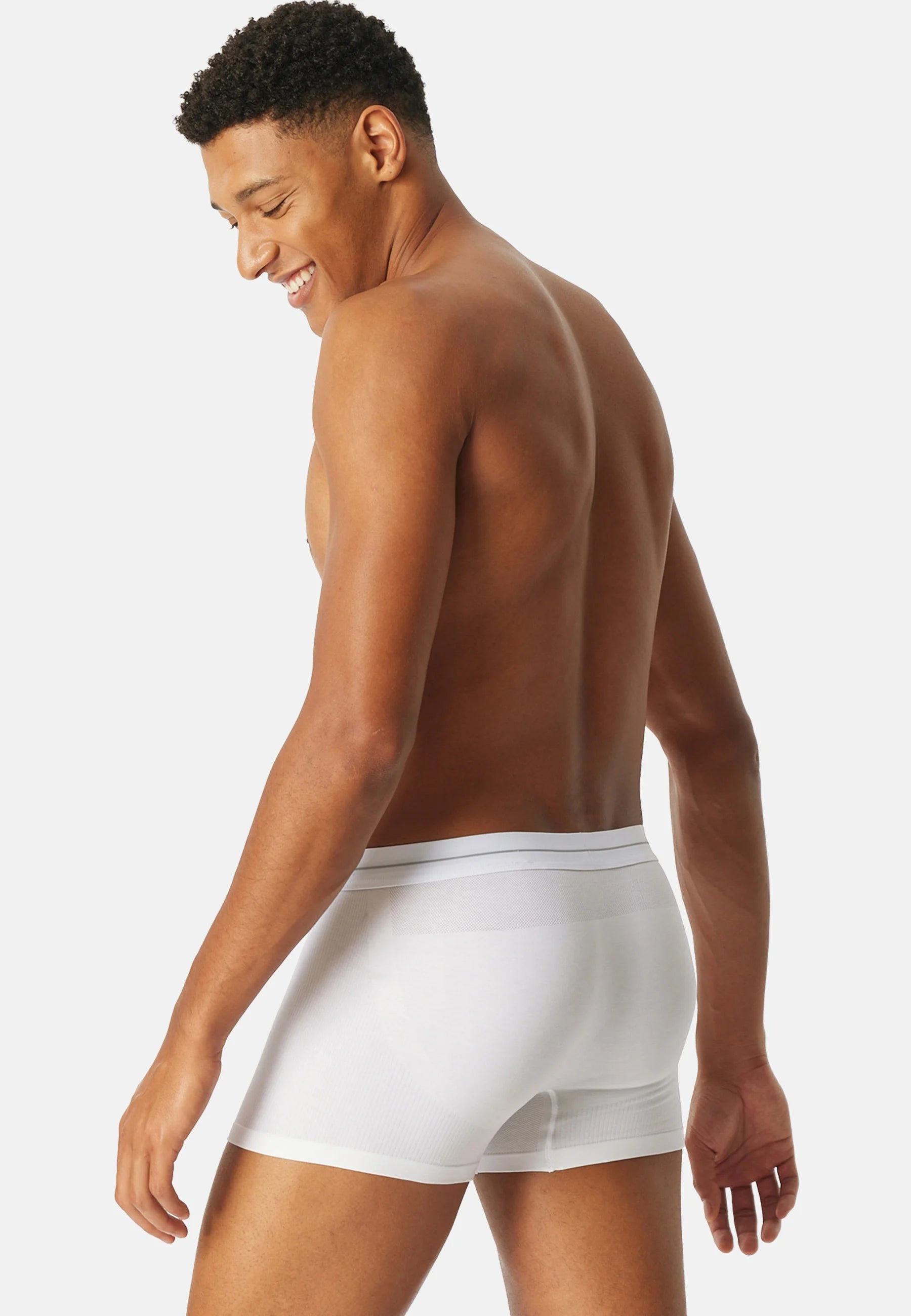 Schiesser Essential Stretch Trunks 2 Pack – White