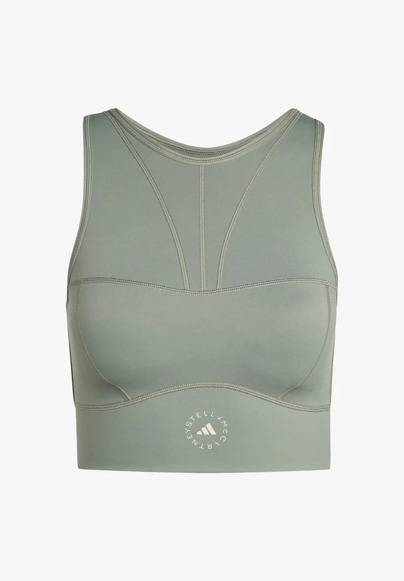 Soutien-gorge de sport Adidas by Stella McCartney Training Crop Medium Support - Vert pierre