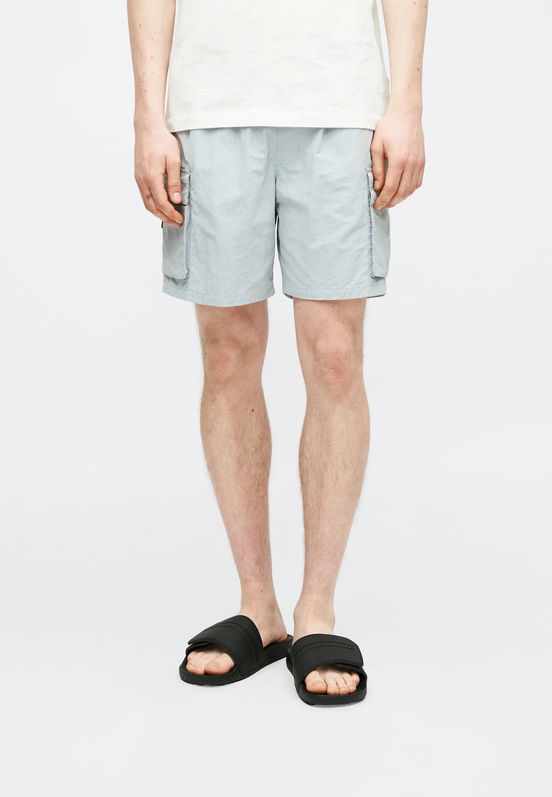Nike Swim Voyage Icon Badeshorts – Wolfgrau