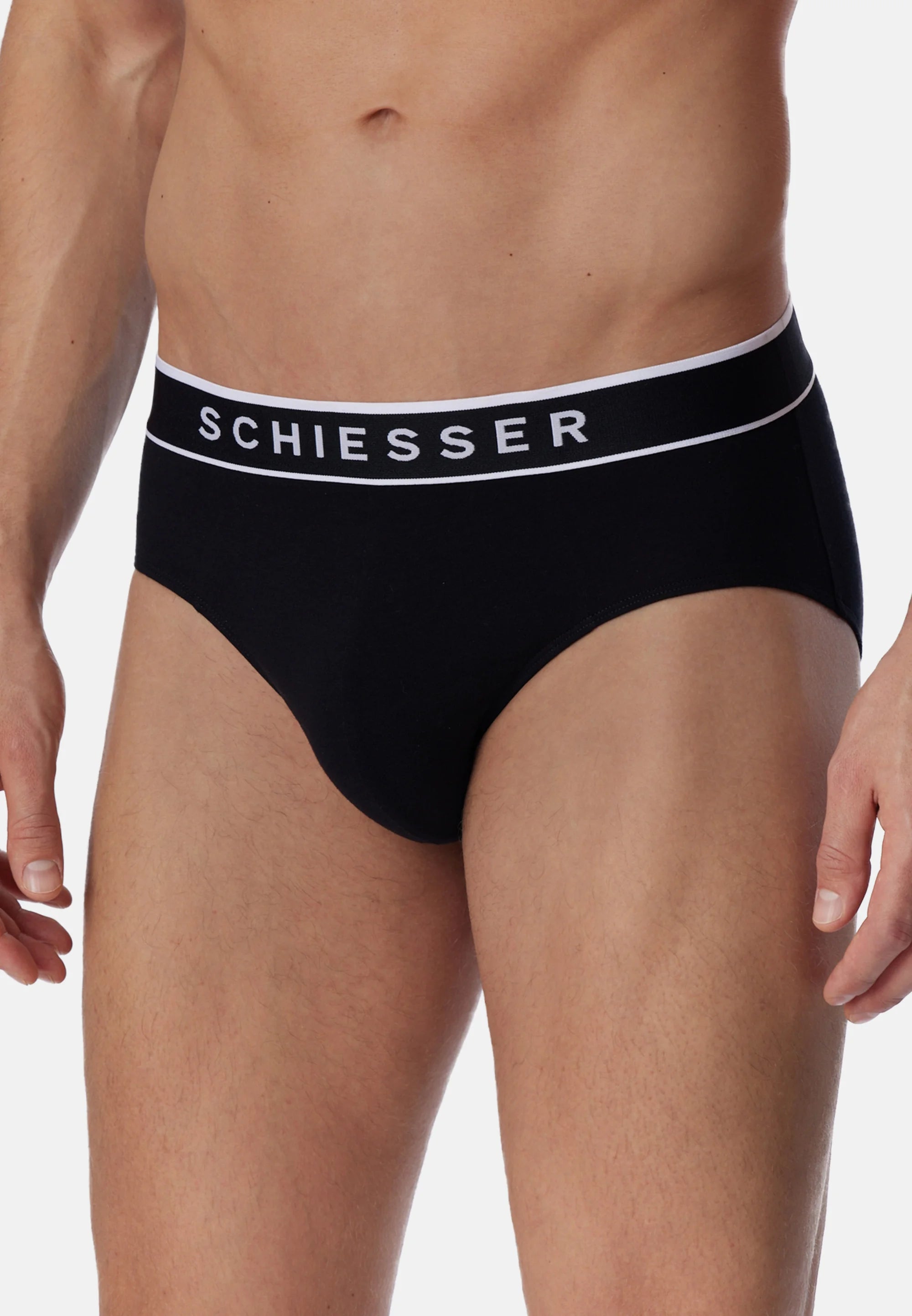 Bavlněné Stretch Rio kalhotky Schiesser 9 Pack – modré, černé