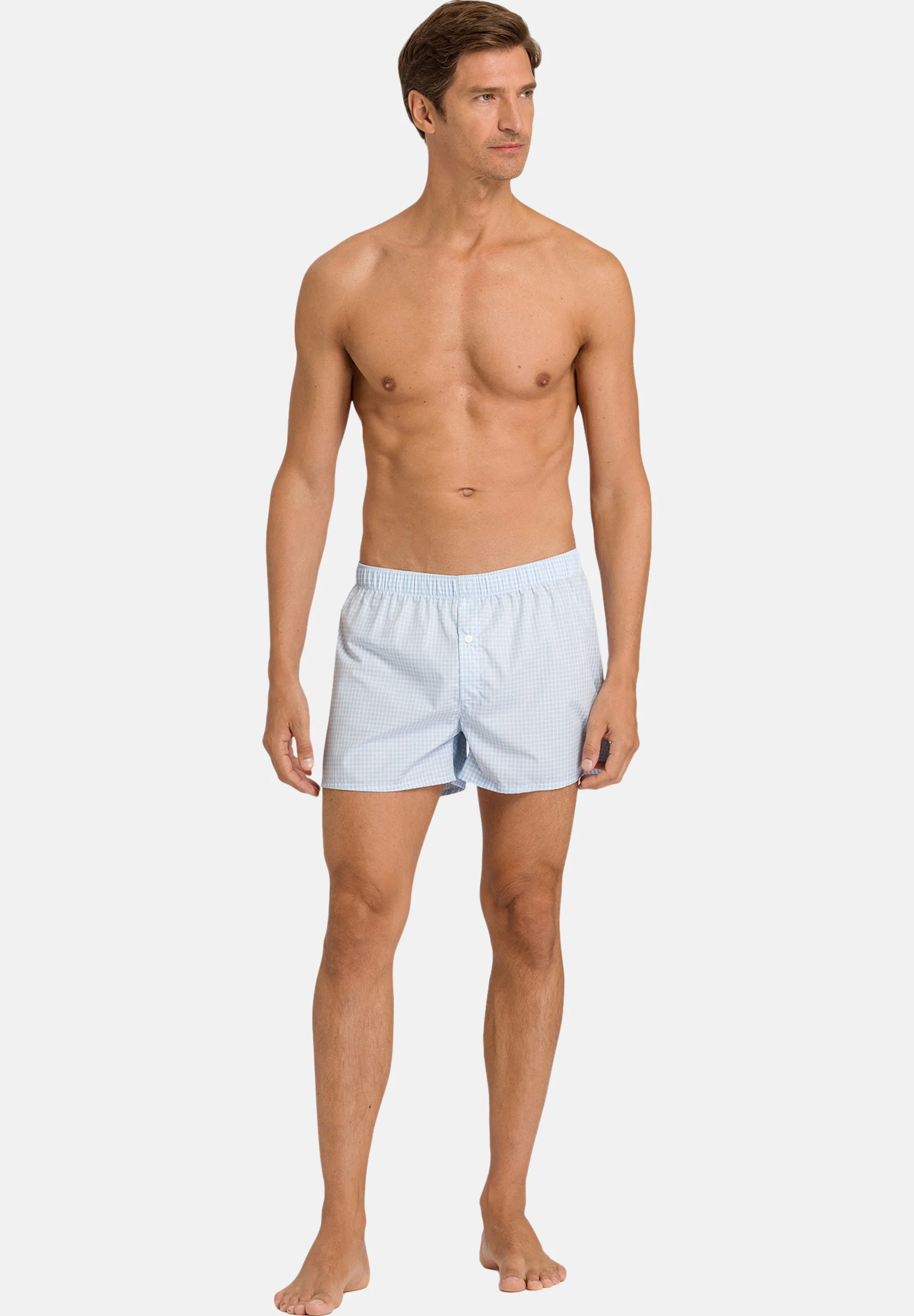 HANRO 2 Pack Boxer Shorts – Small Vichy Check
