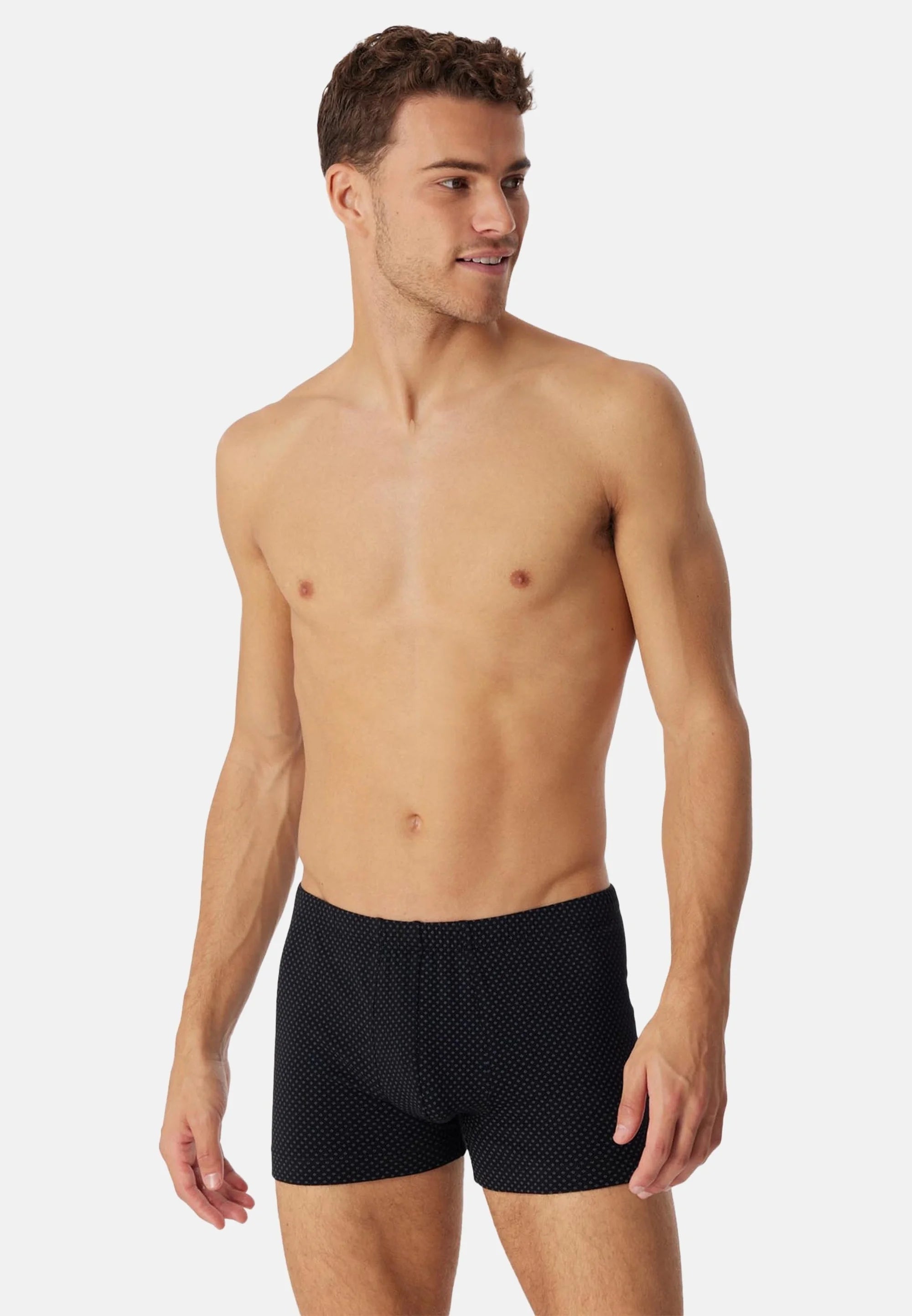 Schiesser Casual Cotton 5 Pack Trunks – Black