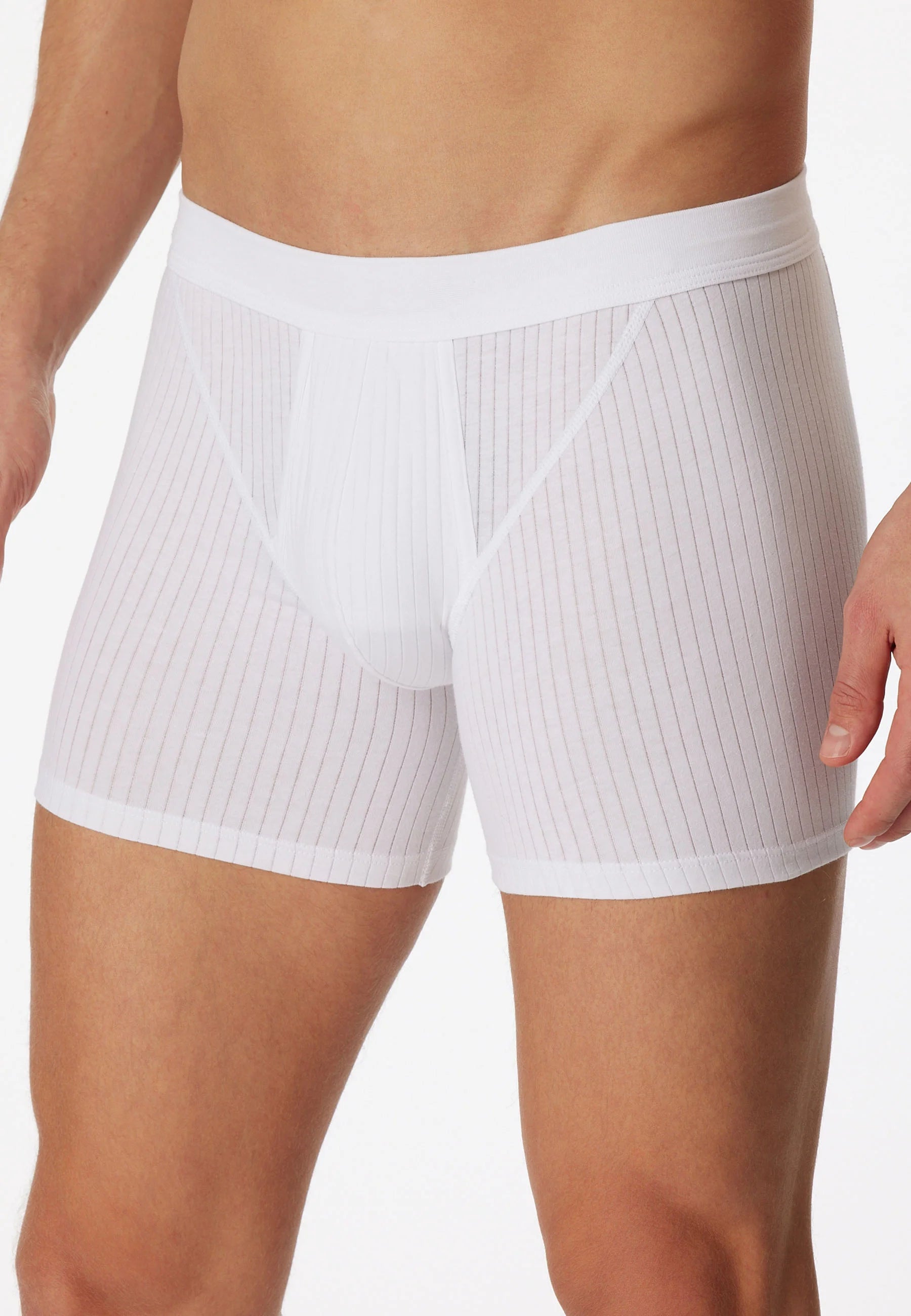 Lot de 2 boxers Schiesser Essentials Authentic - Blanc