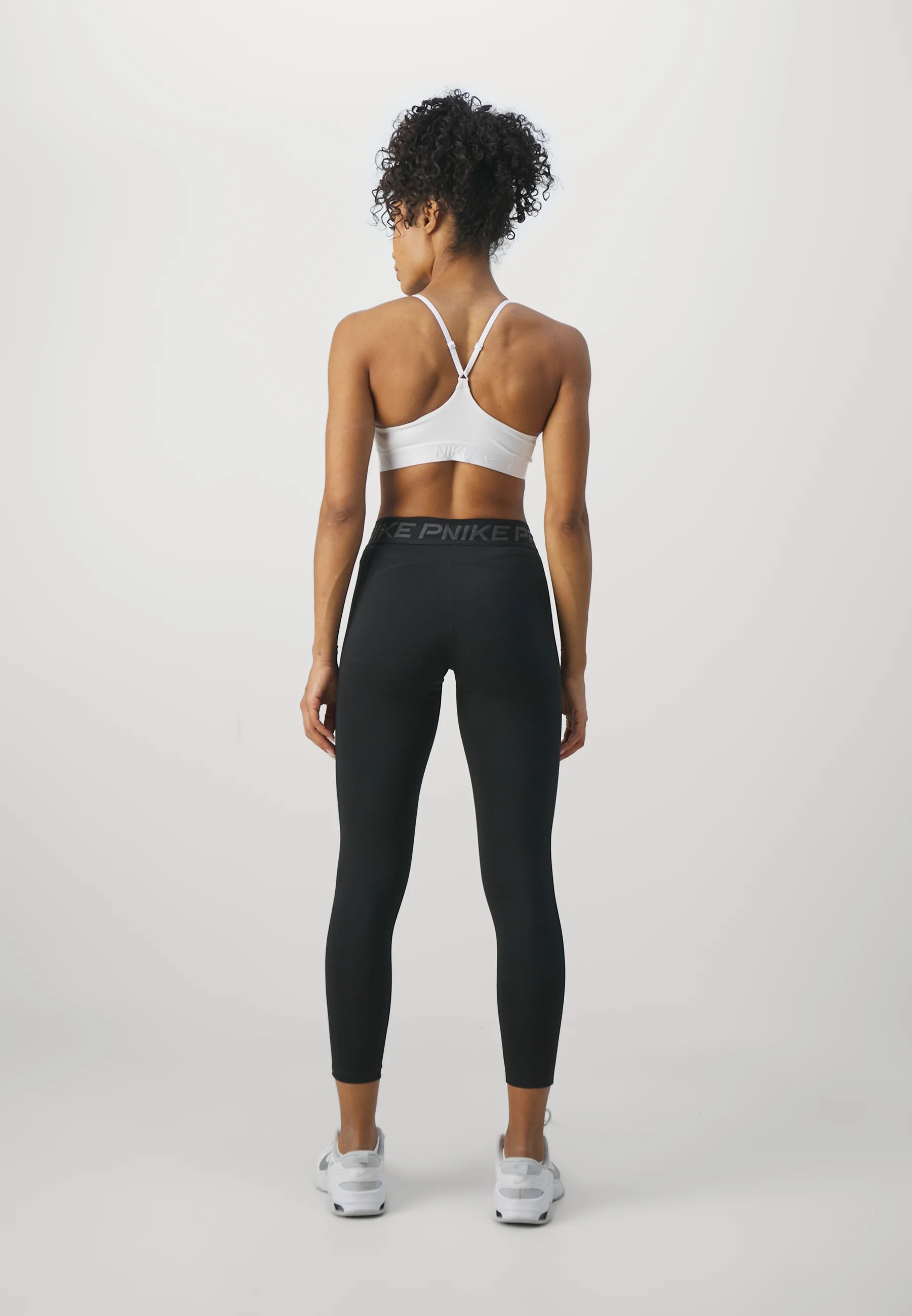 Nike Performance Indy Light Support Bra – White, Stone Mauve