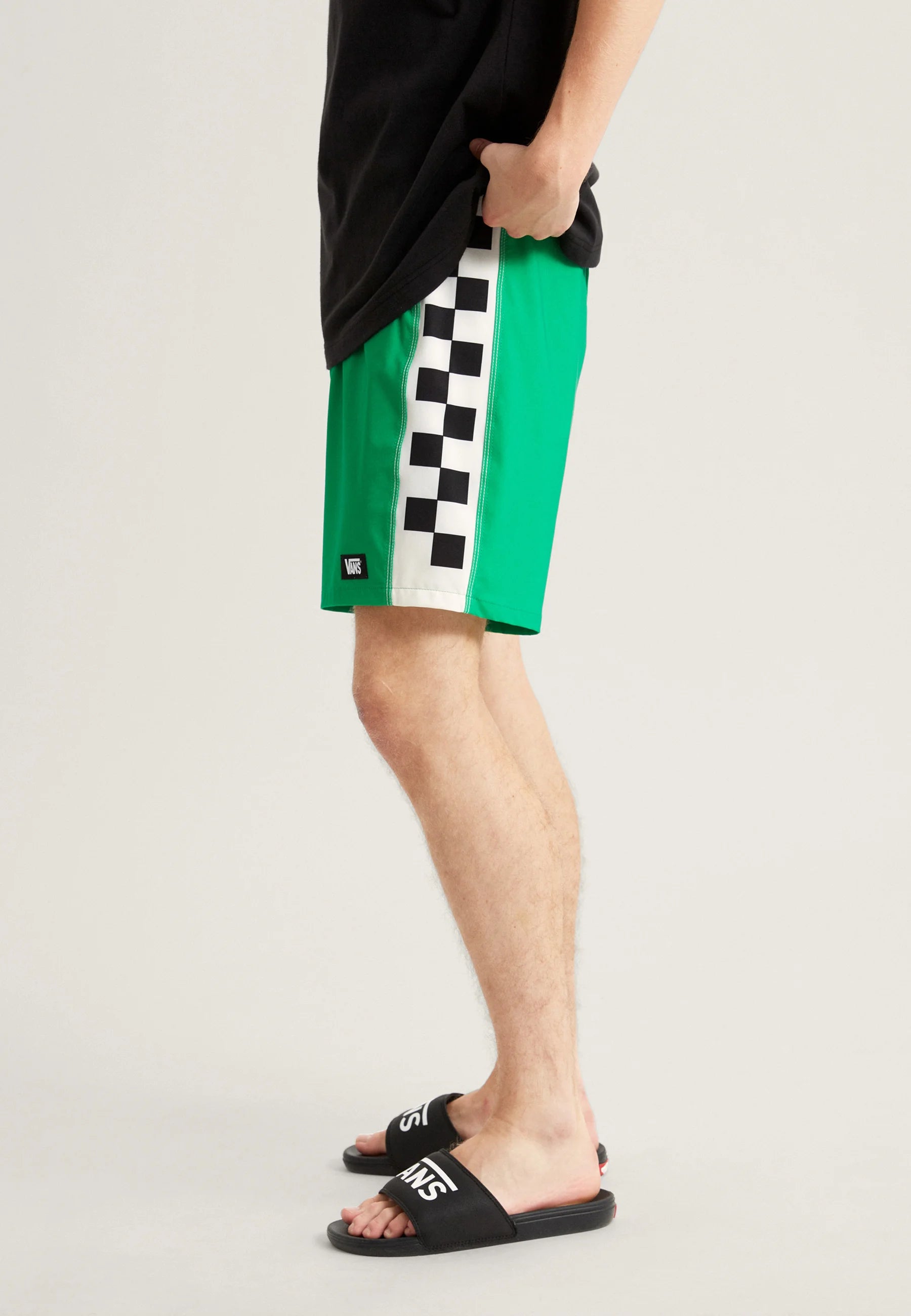 Plavky šortky Vans – jasně zelené