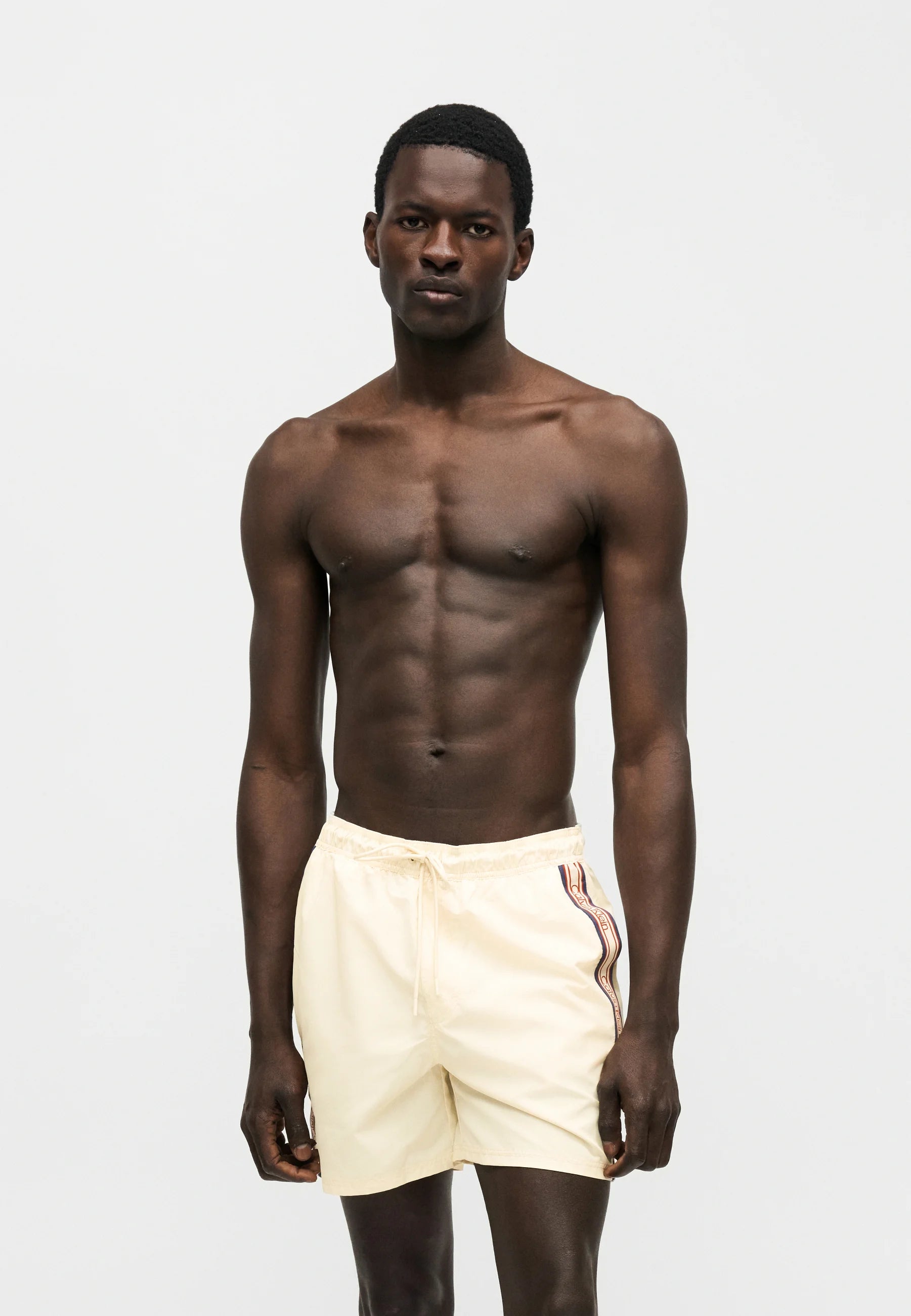 Short de bain Calvin Klein Icon – Blanc antique