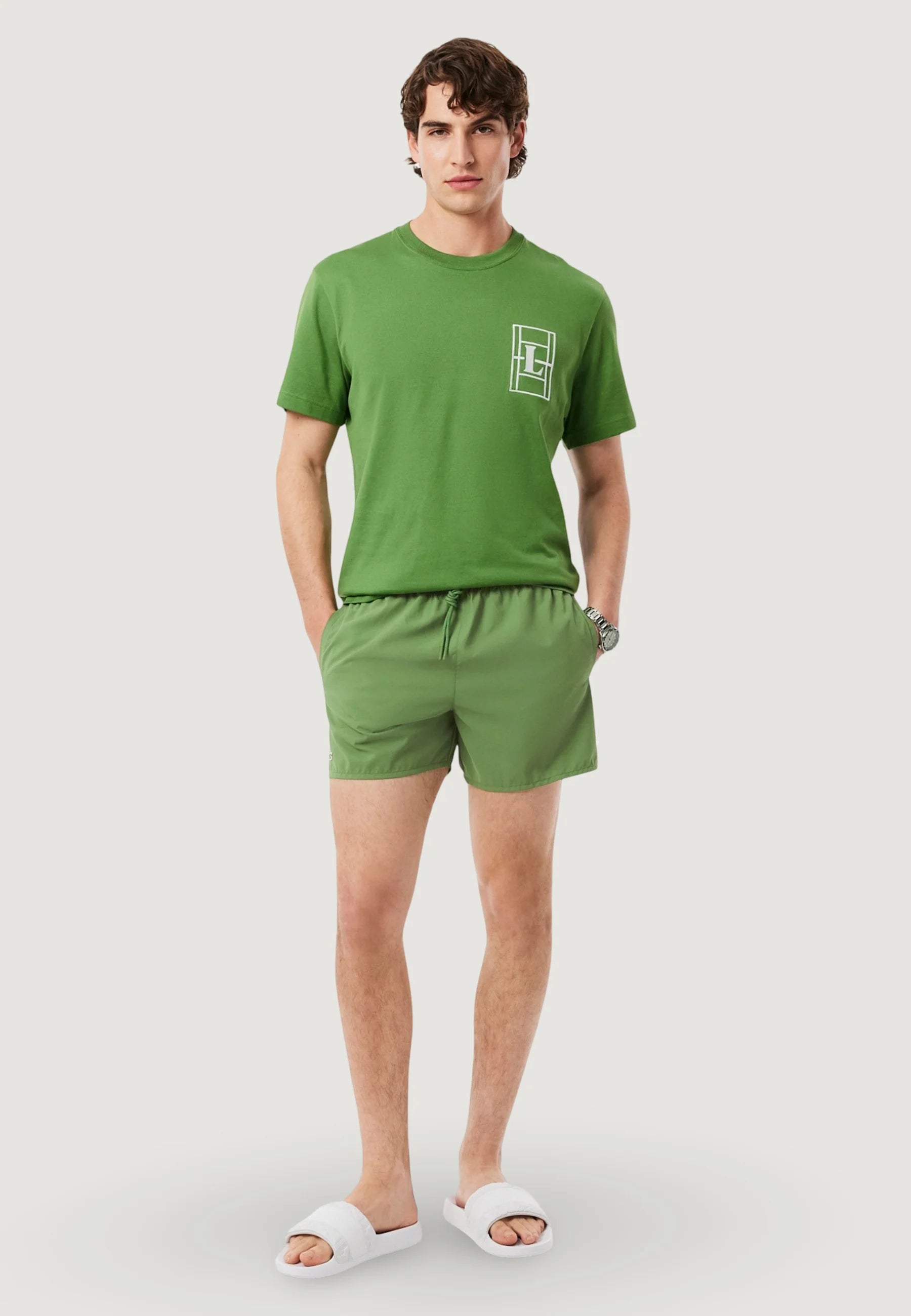 Lacoste Short Bagno MH6270 Swim Shorts – Green