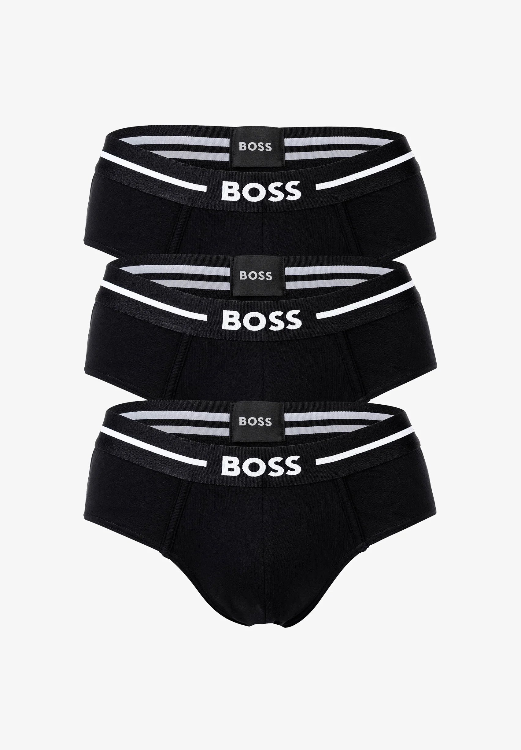 BOSS Hipbr Bold 3 Pack Briefs – Black