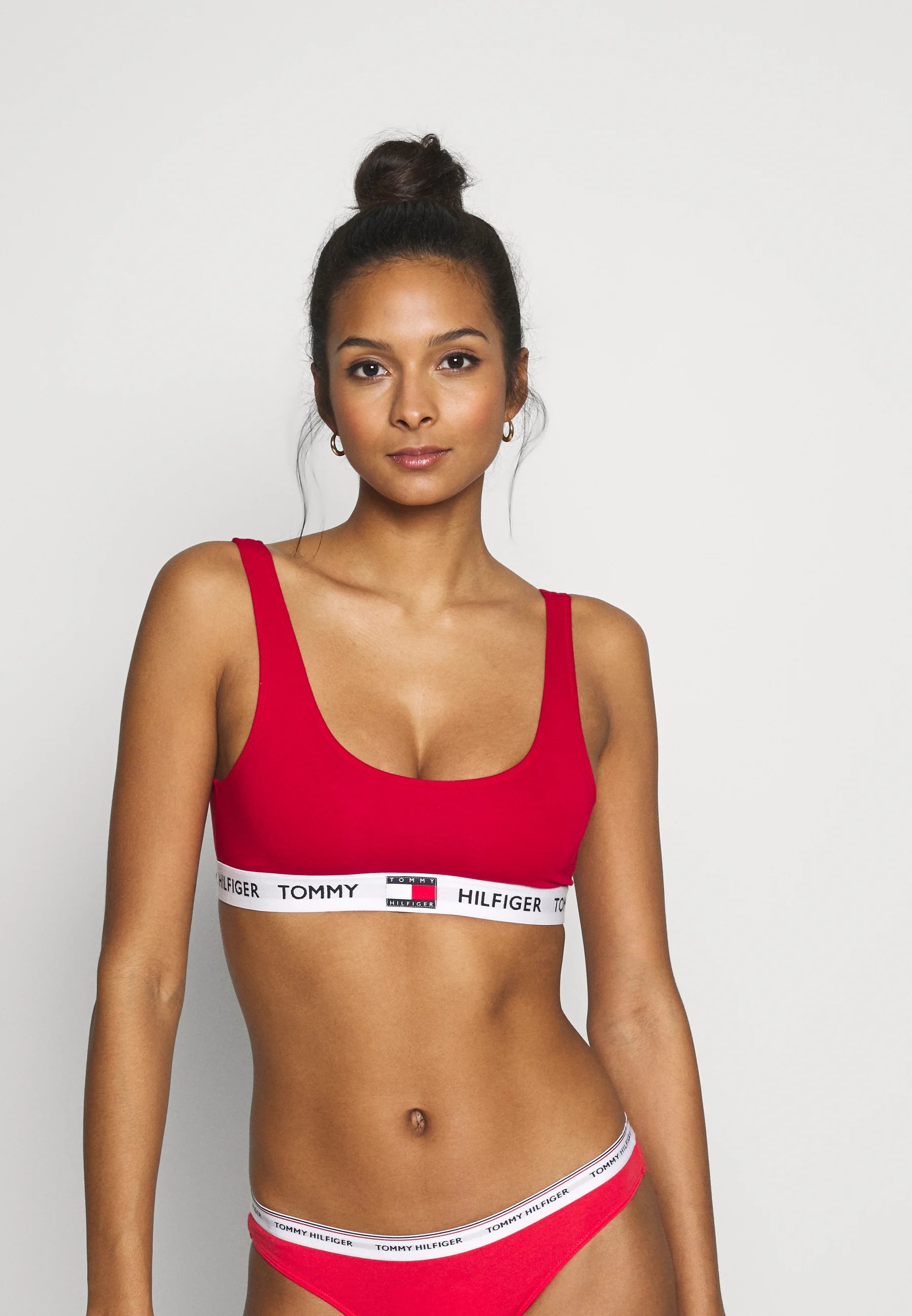 Tommy Hilfiger Soft Bustier-BH – Tangorot