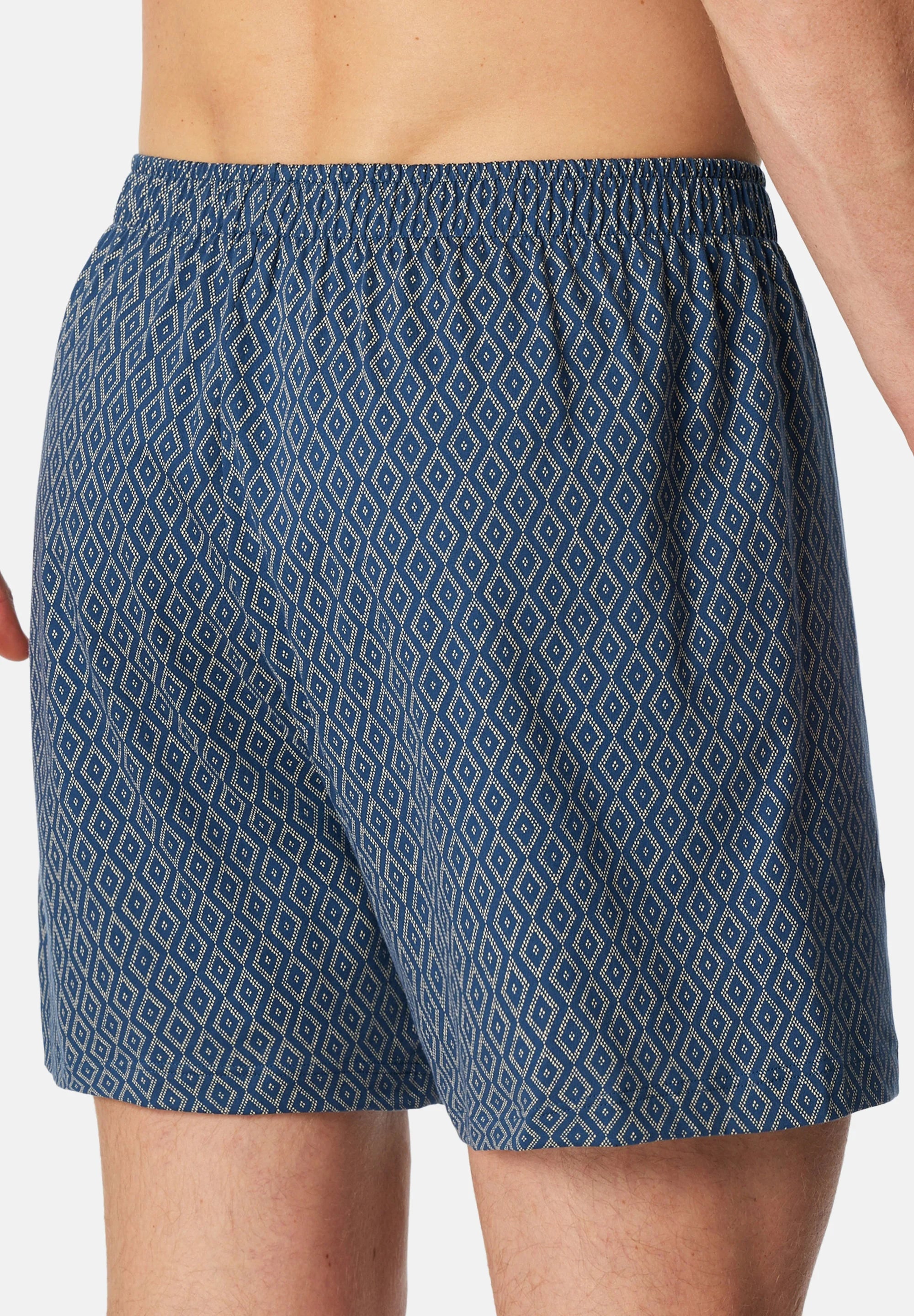 Bokserki Schiesser Single Jersey 6 par – ciemnoniebieski