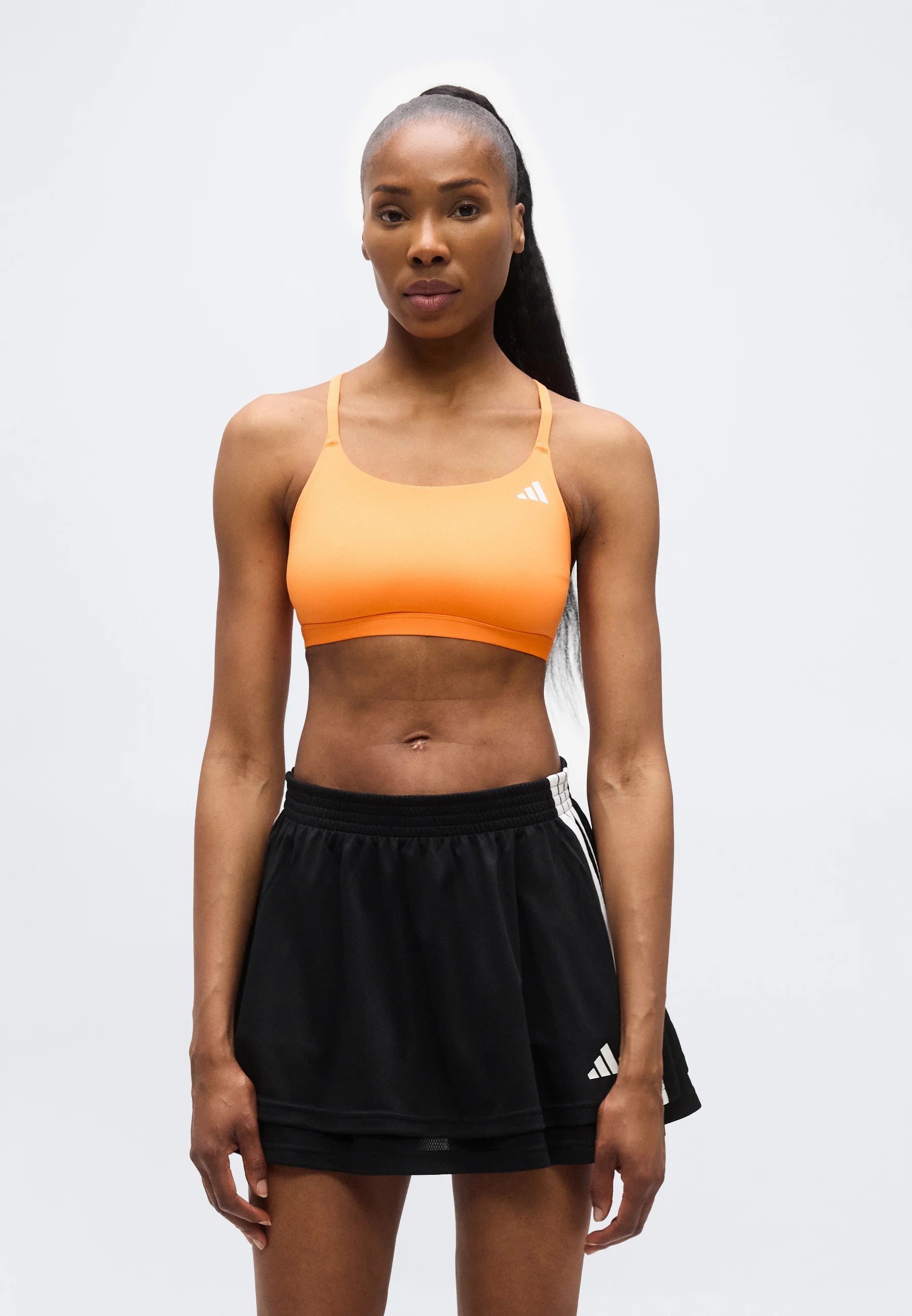 Podprsenka Adidas Performance Optime Essentials Workout Light Support – Pure Orange