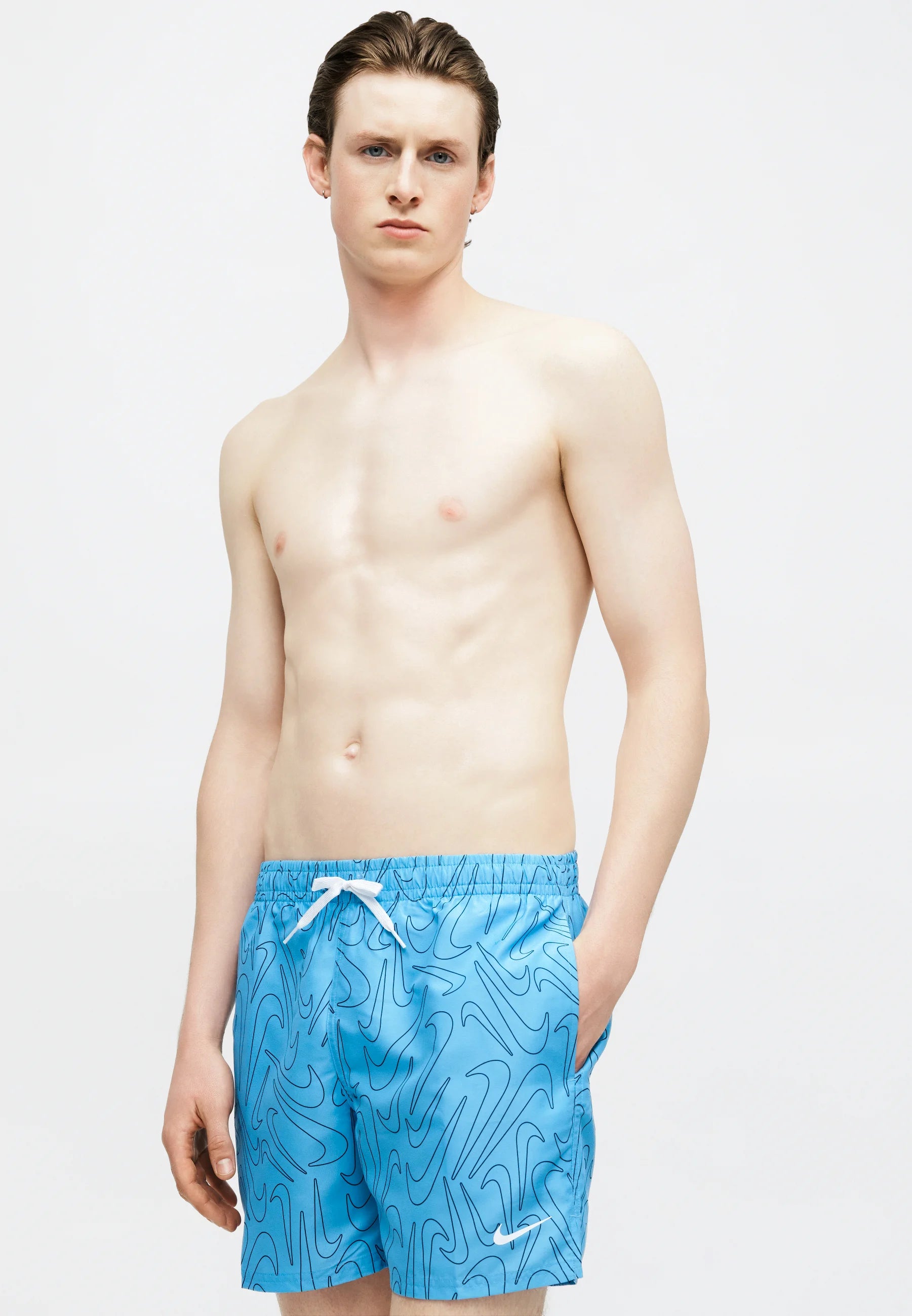 Short de bain Nike Swim Breaker Logofetti Volley – Bleu université