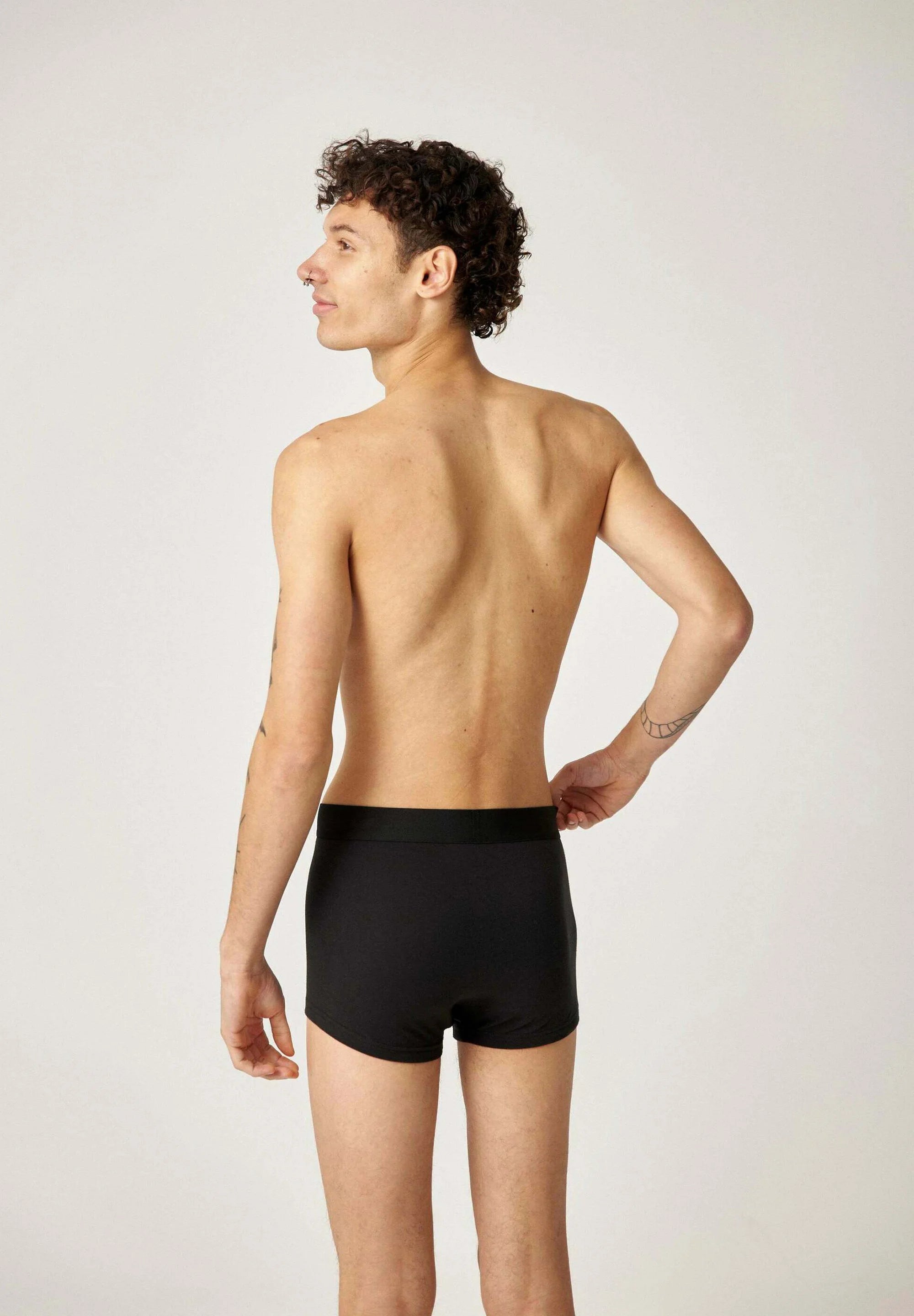 SNOCKS Confezione da 3 boxer a gamba corta - Nero
