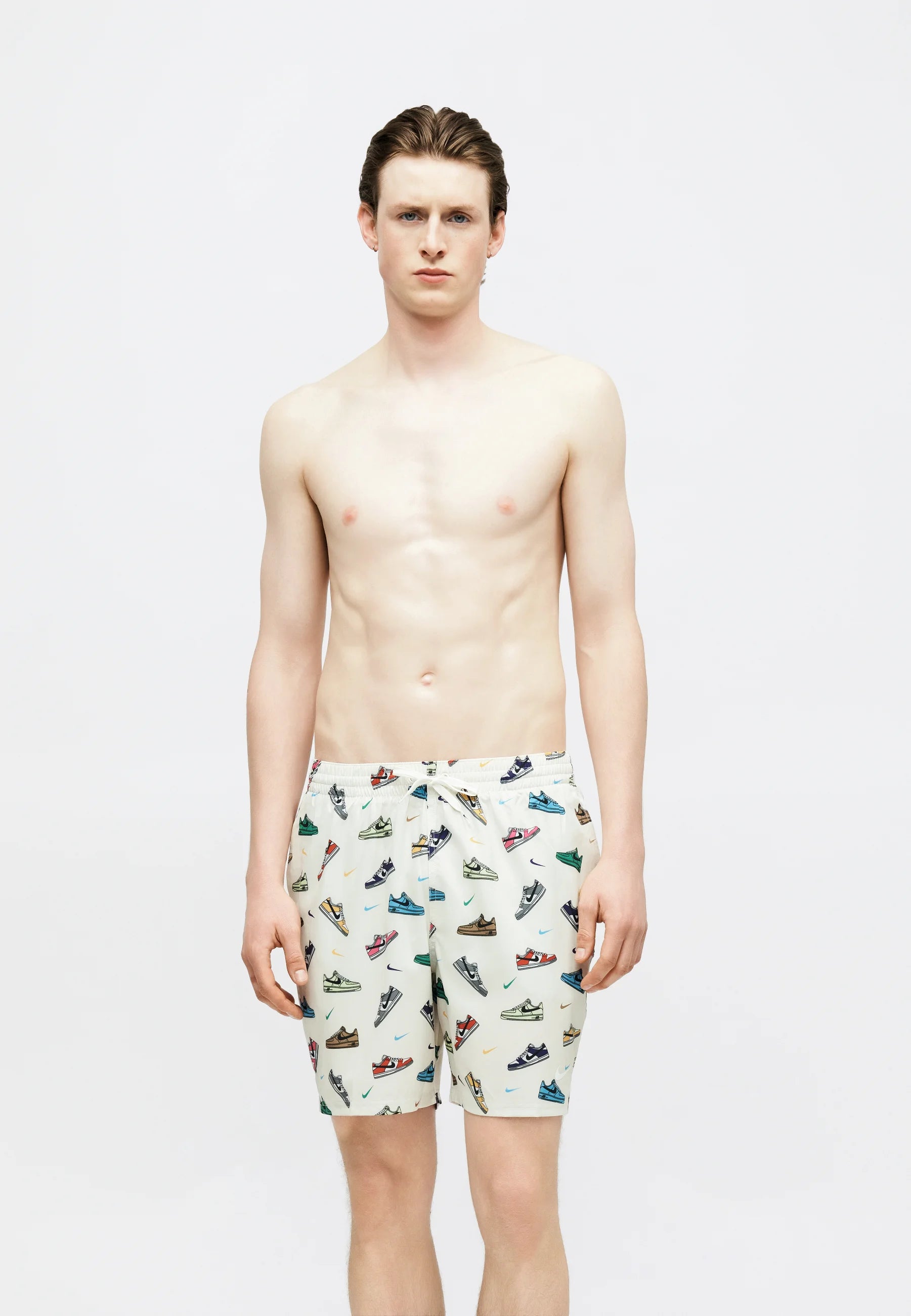 Plavecké šortky Nike Swim Breaker Print Volley – Sail