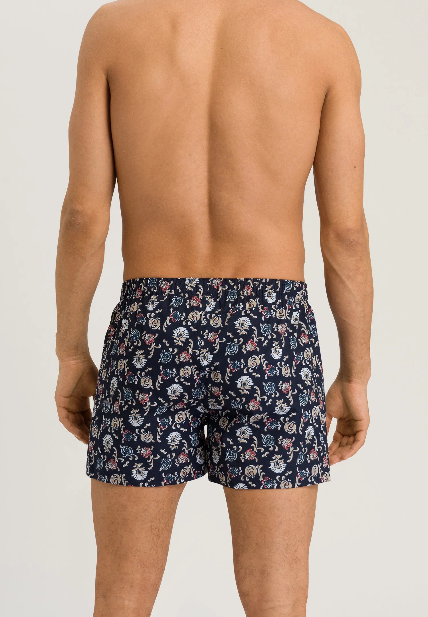 Boxer HANRO FANCY – Imprimé Botanique Marine