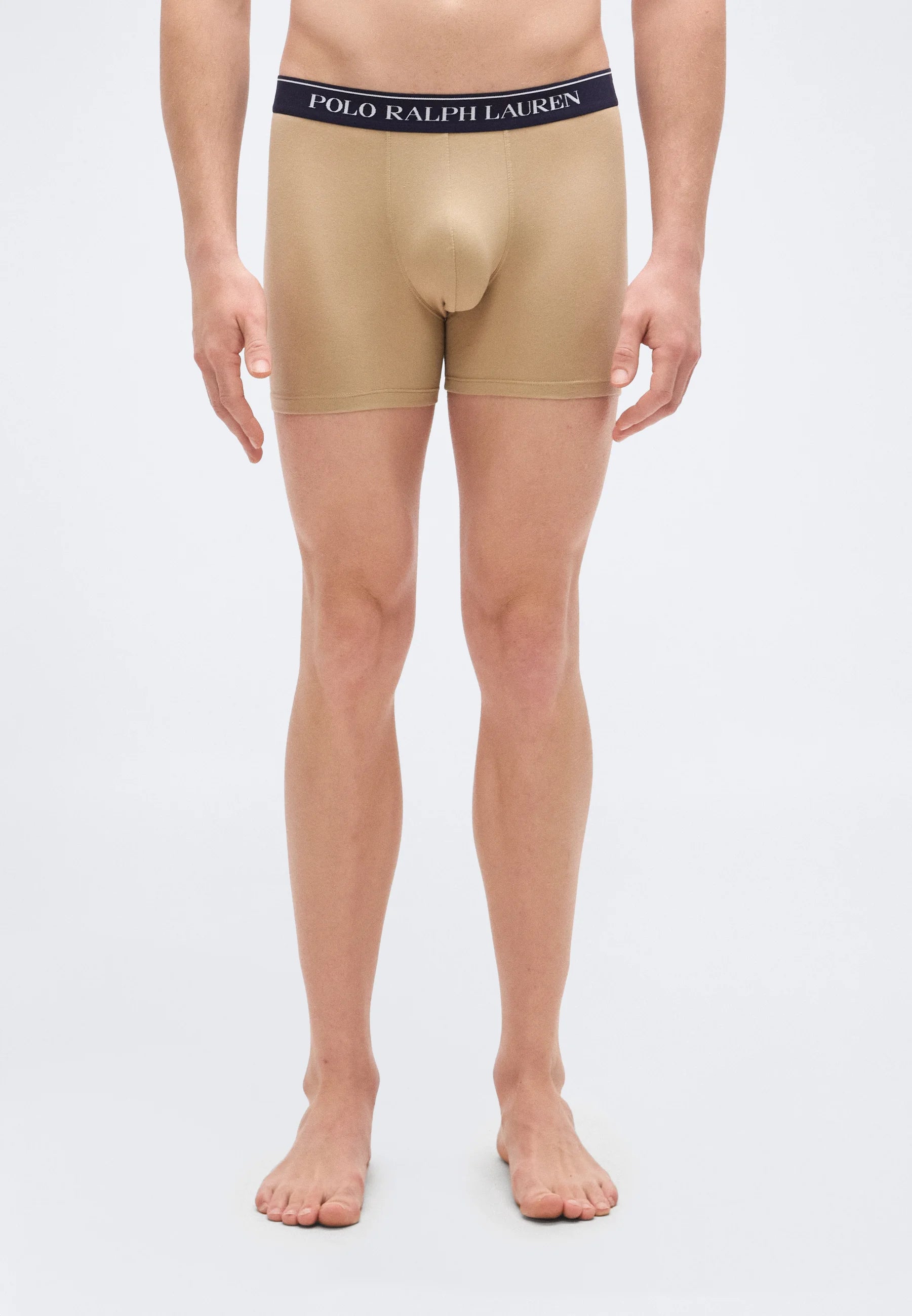 Polo Ralph Lauren Cotton Stretch Boxer Briefs – 3 Pack – Olive, Vintage Khaki, Navy