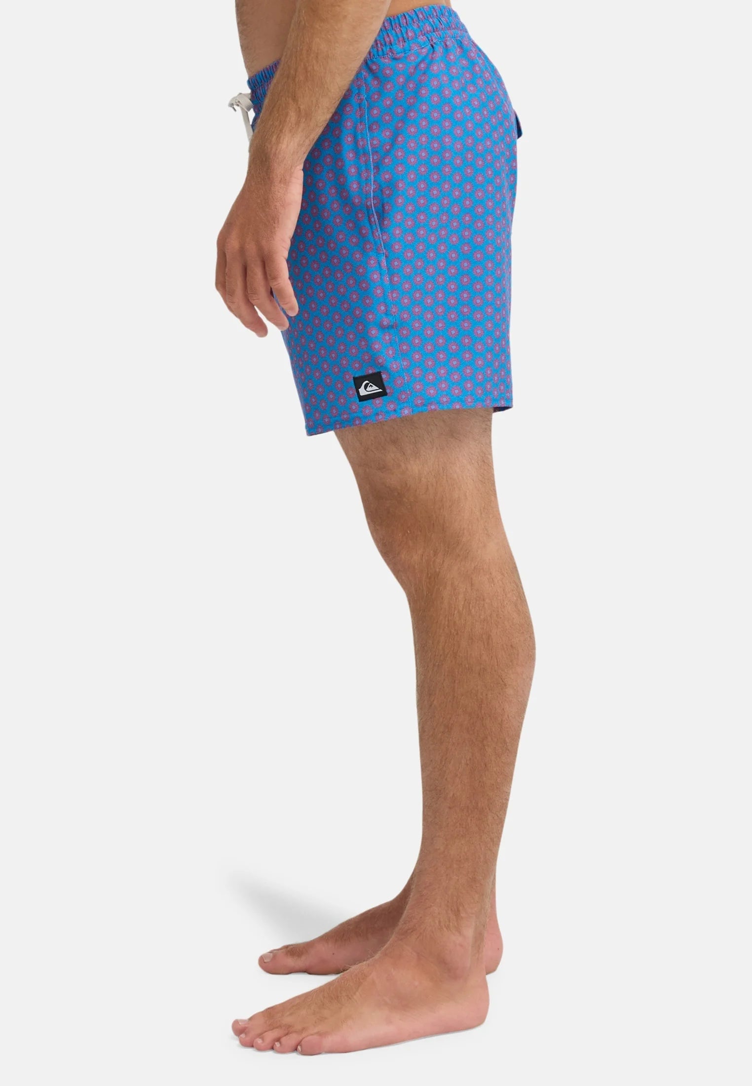 Quiksilver Printed Volley 16 Swim Shorts – White Print