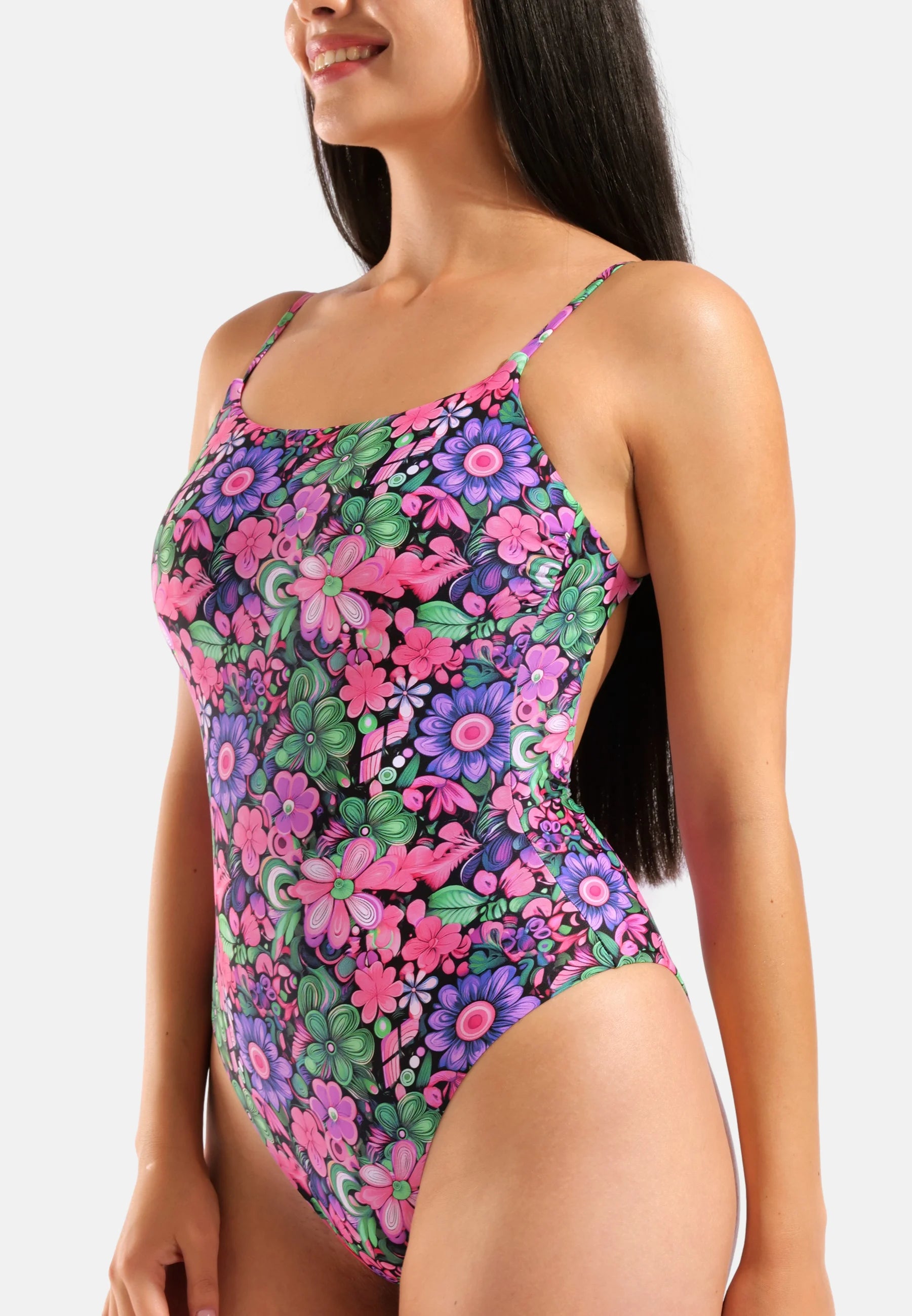 Arena Water Prints One-Piece Swimsuit – Flower
