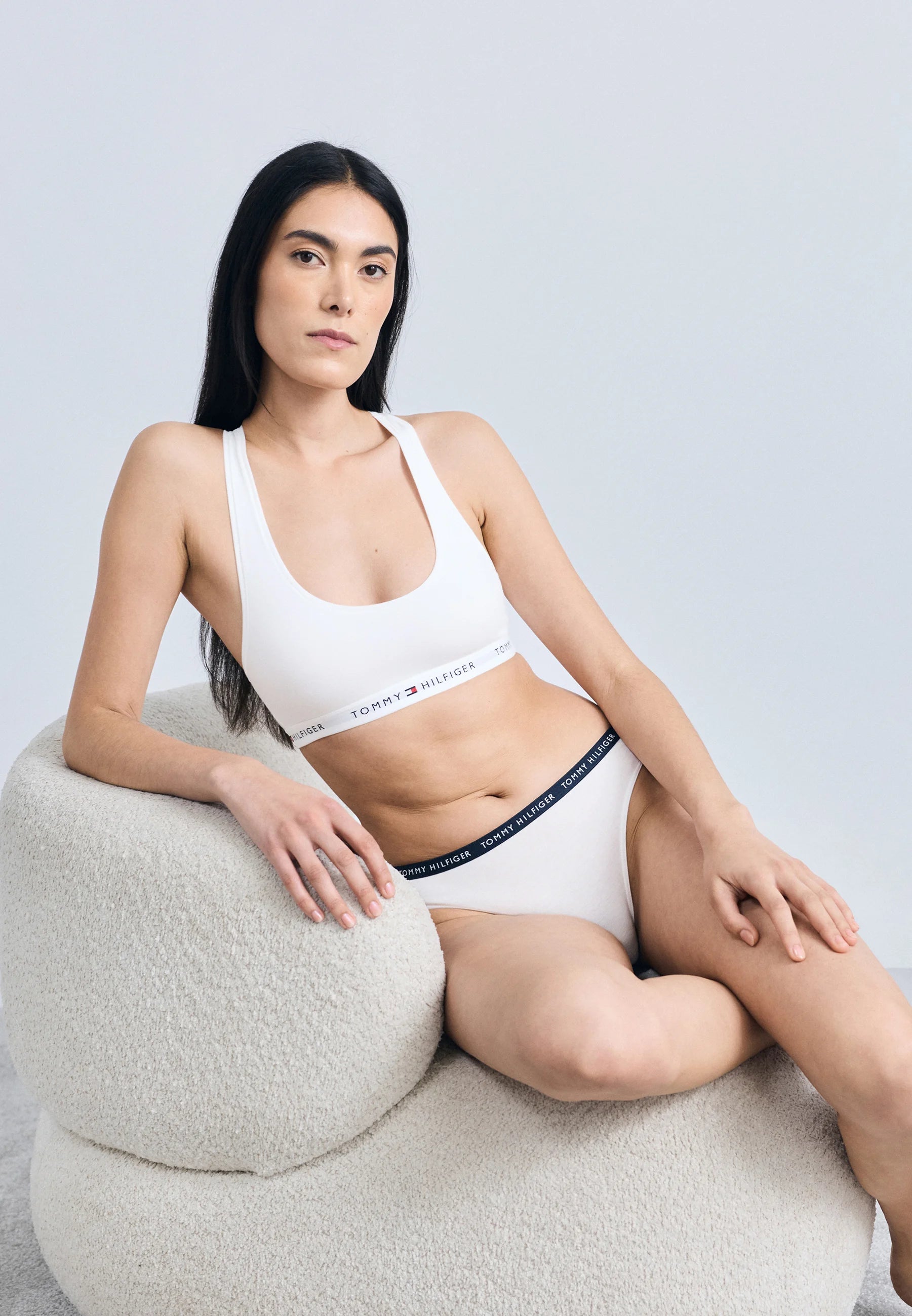 Tommy Hilfiger Icon 2.0 Unlined Bralette Soft Bra – White