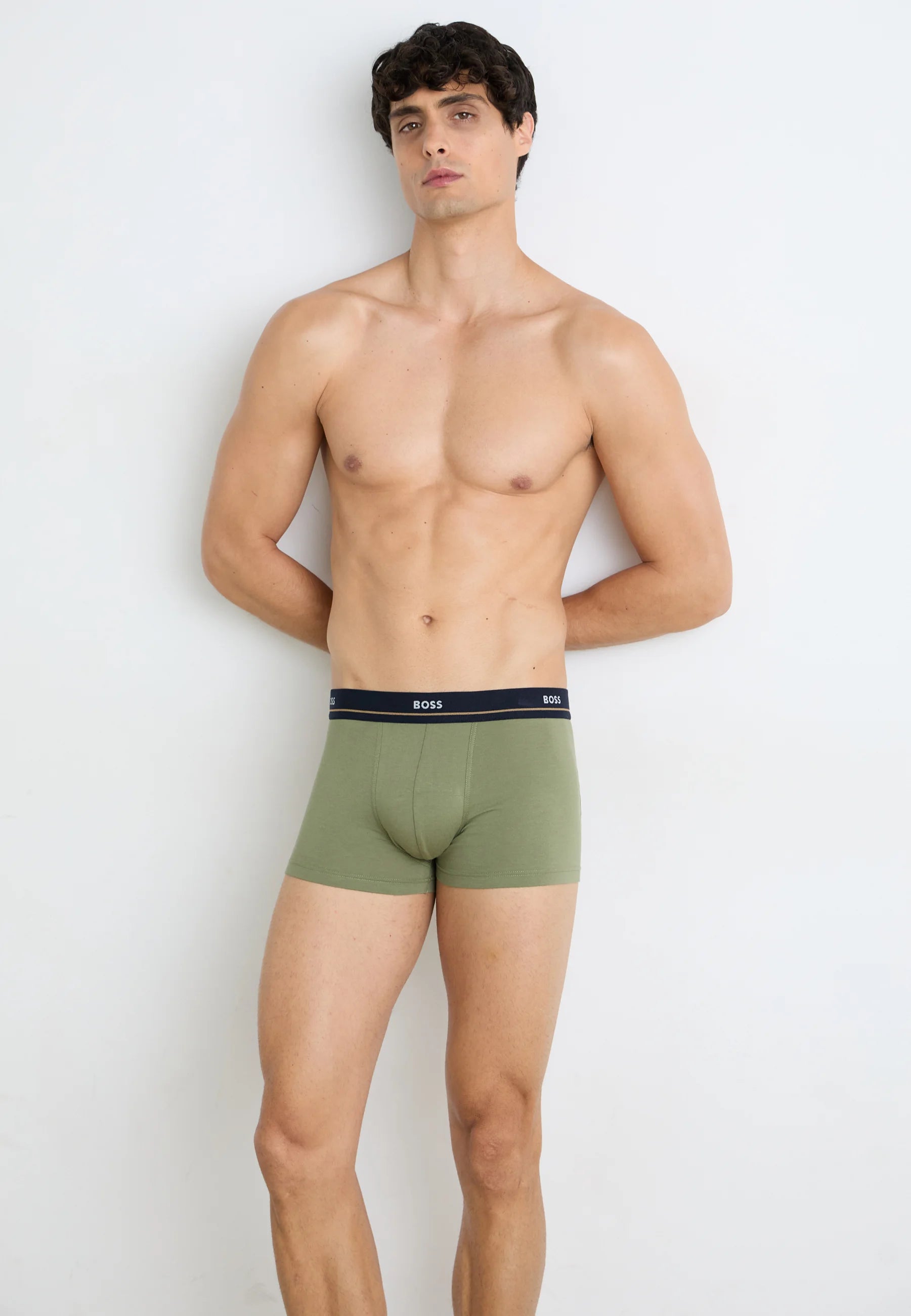 BOSS Trunk Essential 5 Pack – Trunks – Black, Green, Grey
