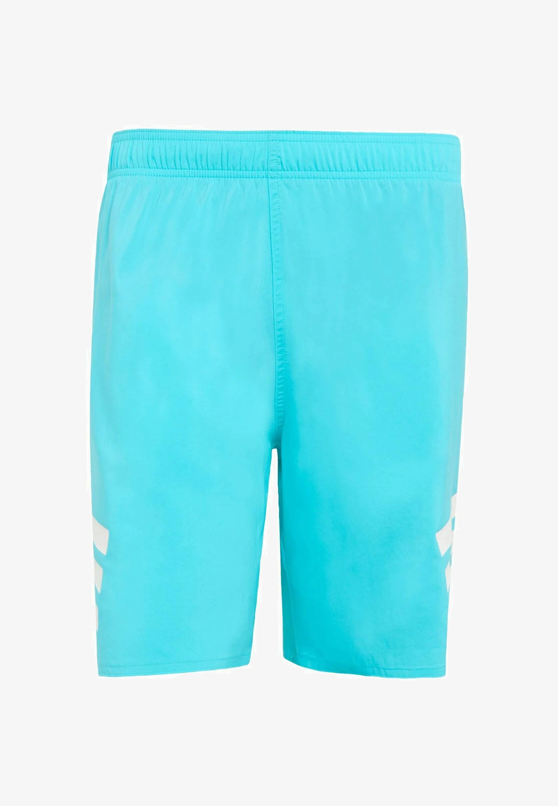 Pantaloncini da bagno Adidas Sportswear 3 Stripes 8 pollici - Ciano lucido, bianco
