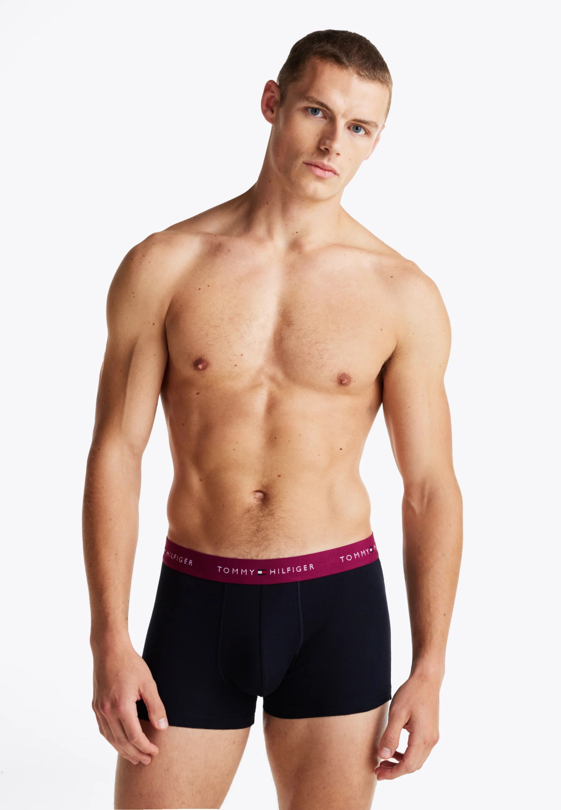 Tommy Hilfiger Signature Trunk 5 Pack – jasně modrá, Grape Valley, černá