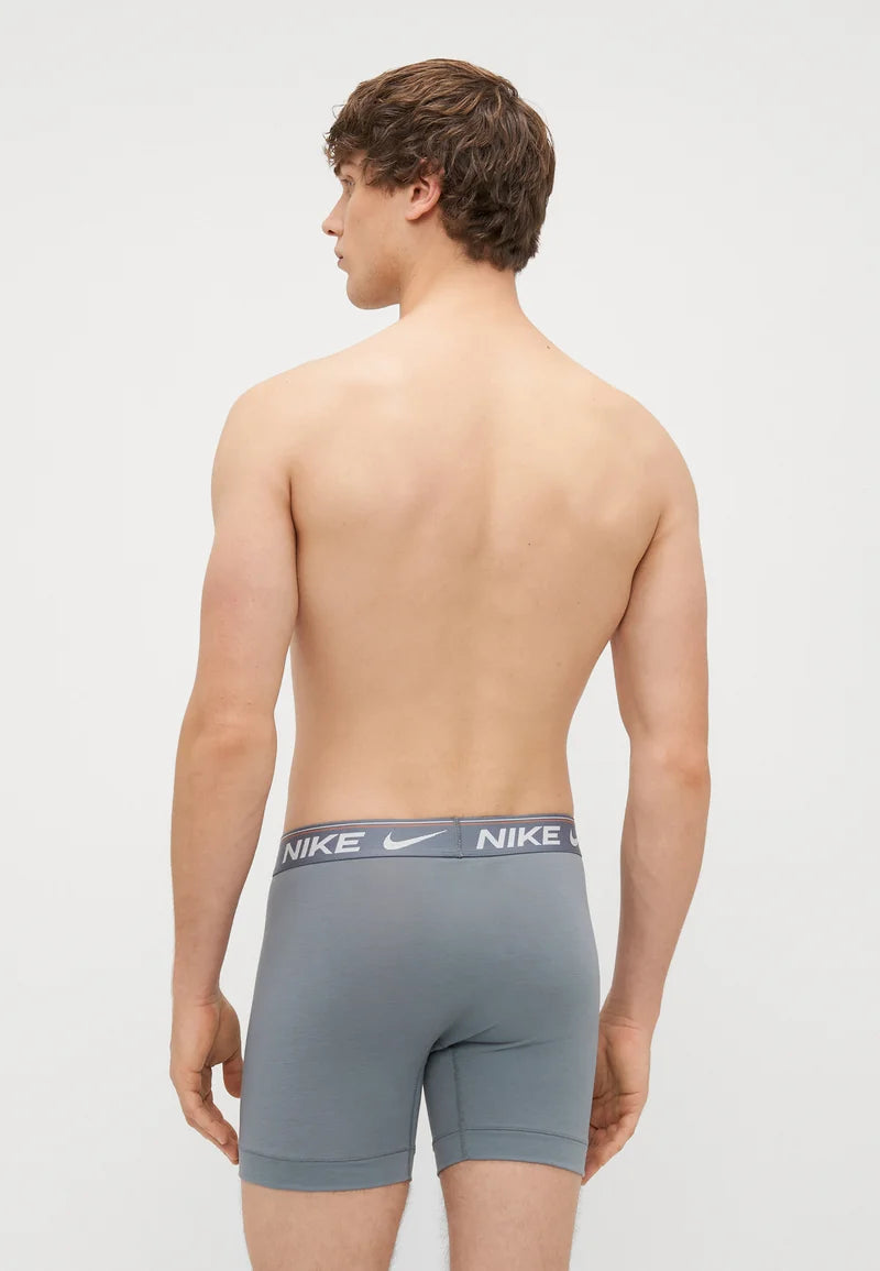 Boxer Nike Intimo Ultra Comfort, confezione da 3 – Smokey Mauve, Cool Grey, Seaweed