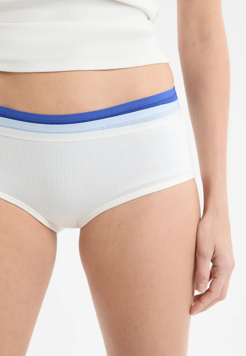 Etam John Slips – 3er-Pack, Dunkelblau, Blau, Weiß