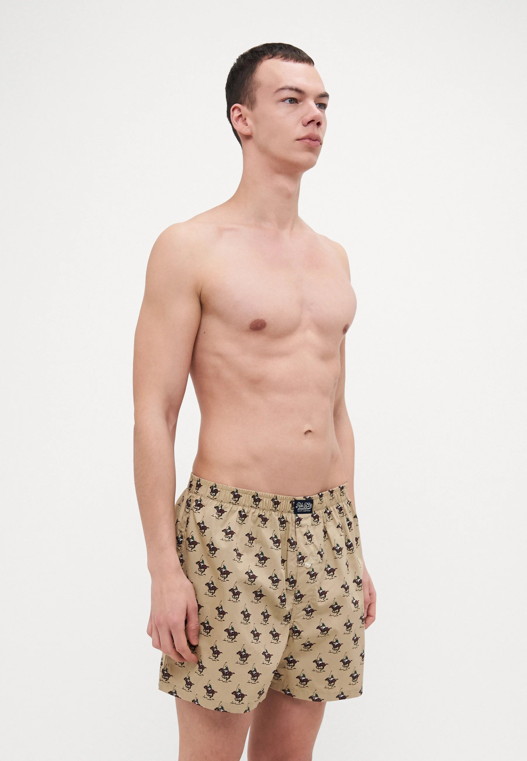 Boxer en coton Polo Ralph Lauren – Pack unique – Kaki