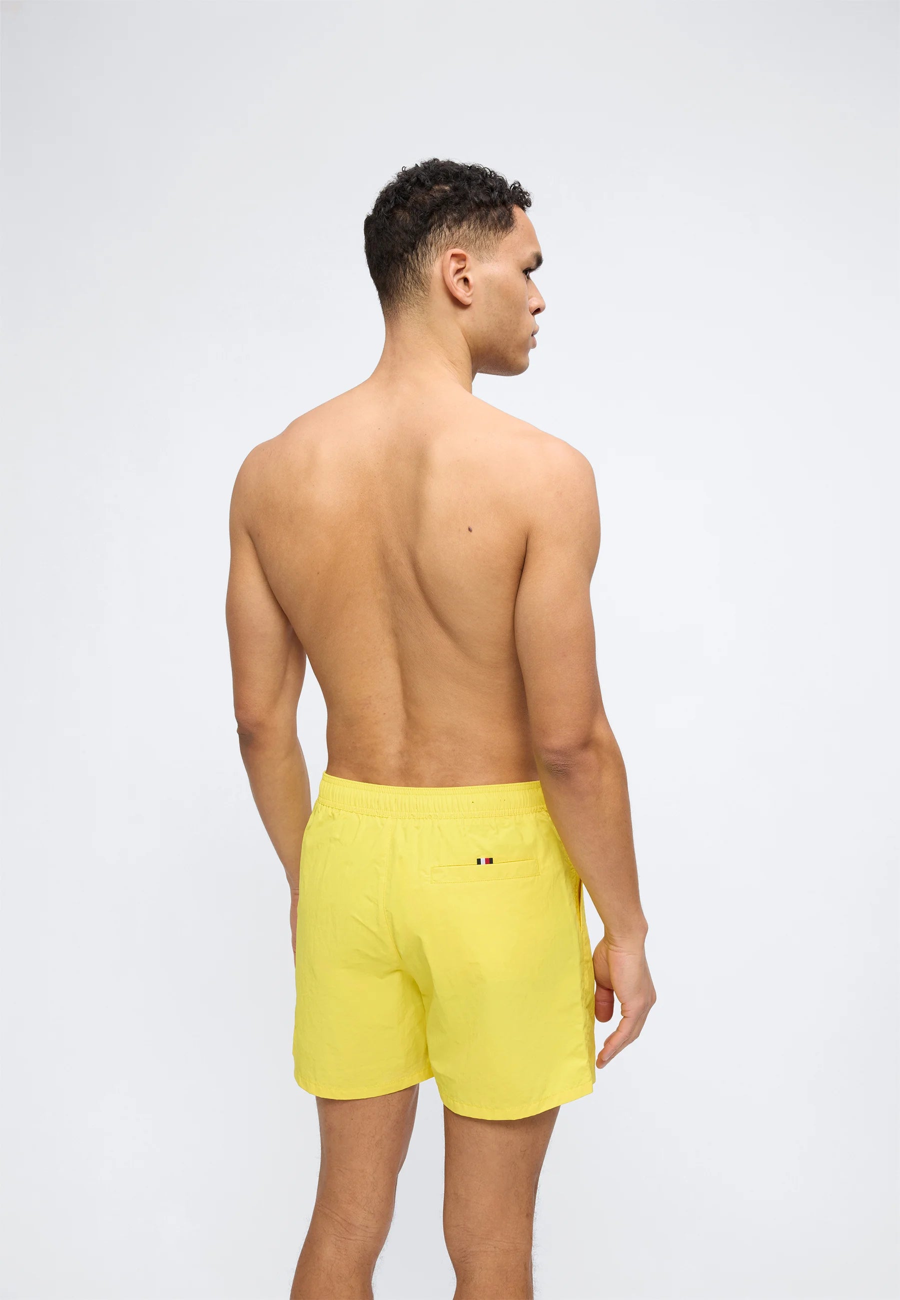 Tommy Hilfiger Short de bain à cordon de serrage – Jaune bouton d'or