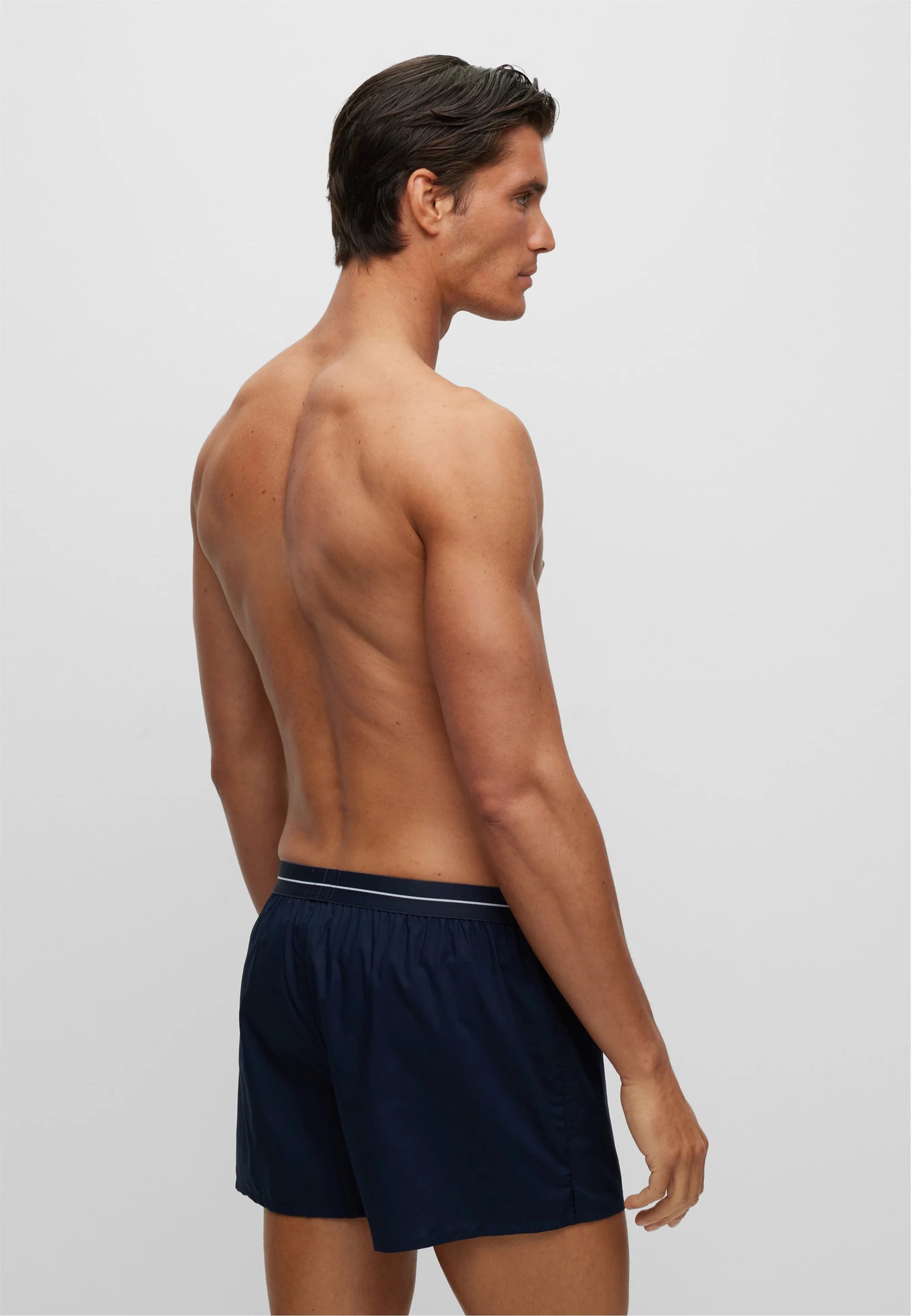 BOSS Lot de 2 boxers – Bleu foncé